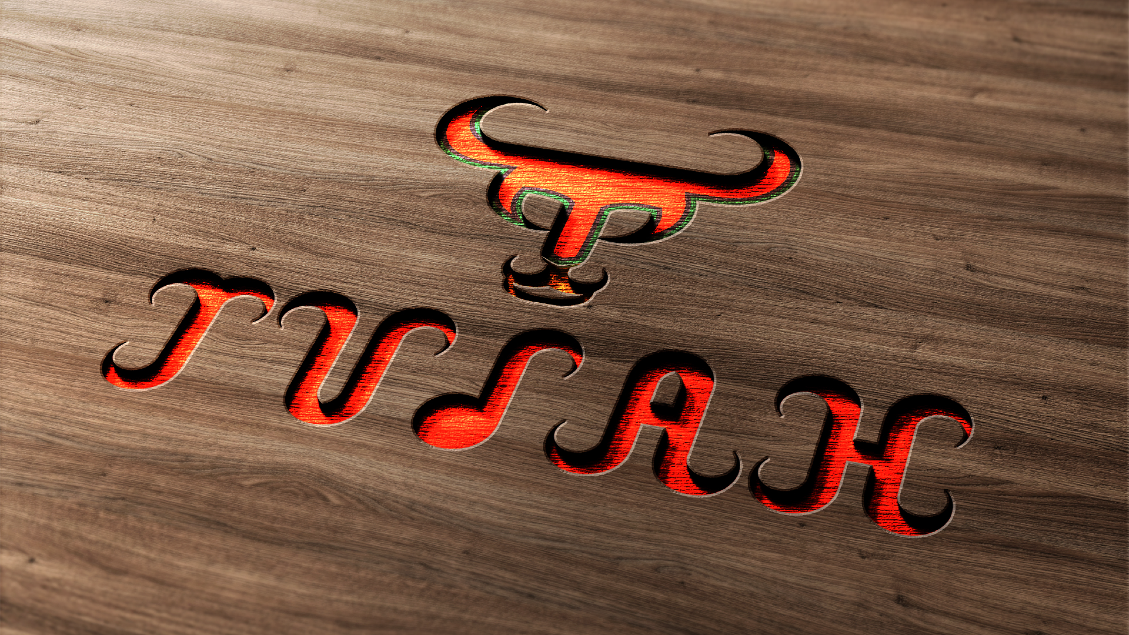 Wood Carving Mock Up