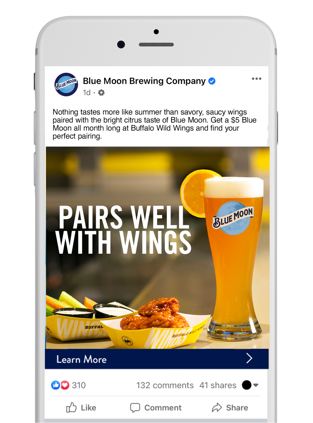 Buffalo Wild Wings Pairings