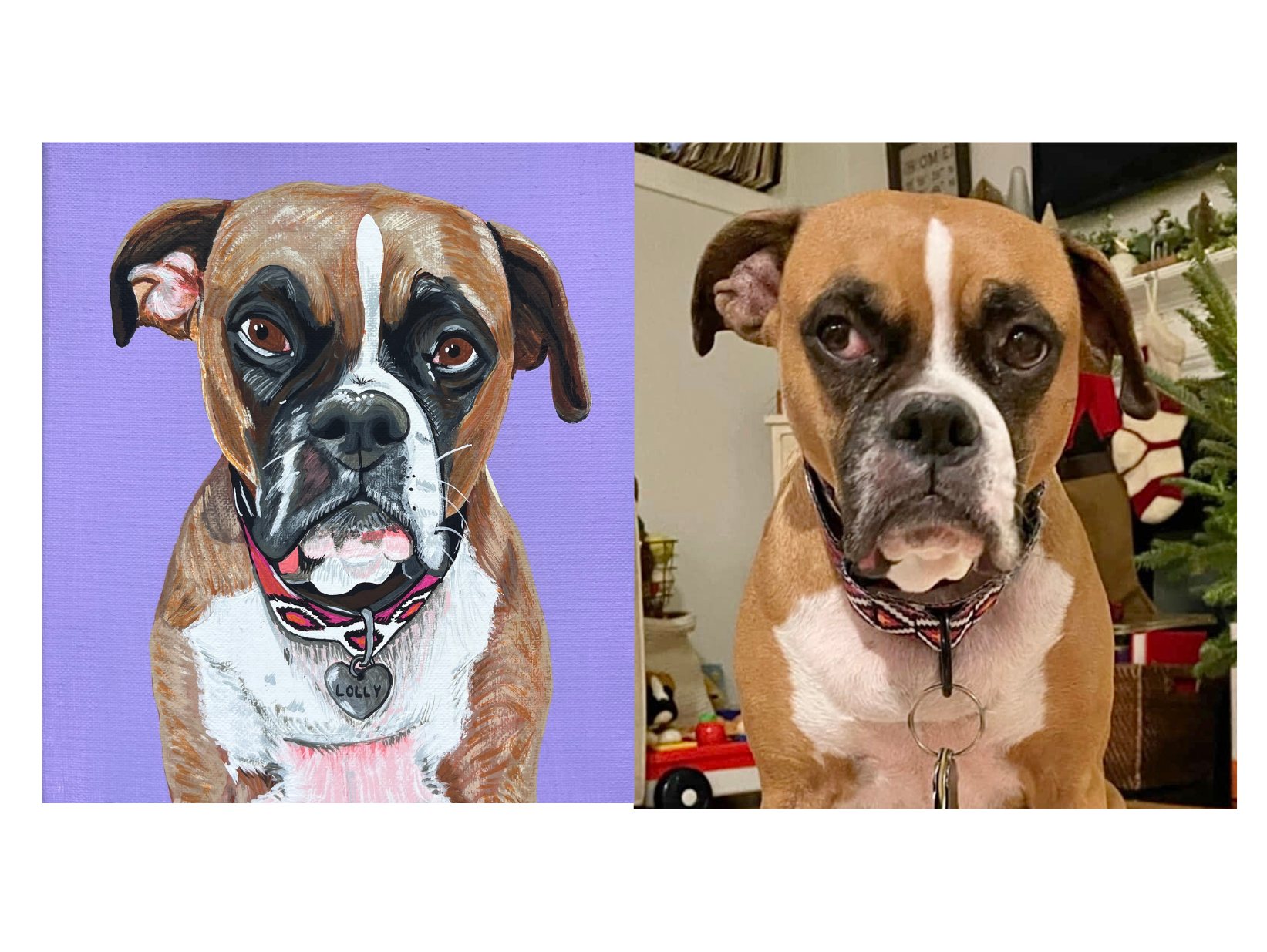 Lolly on 8x10 wrapped canvas