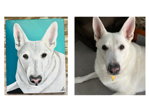 Jerry on 8x10 wrapped canvas