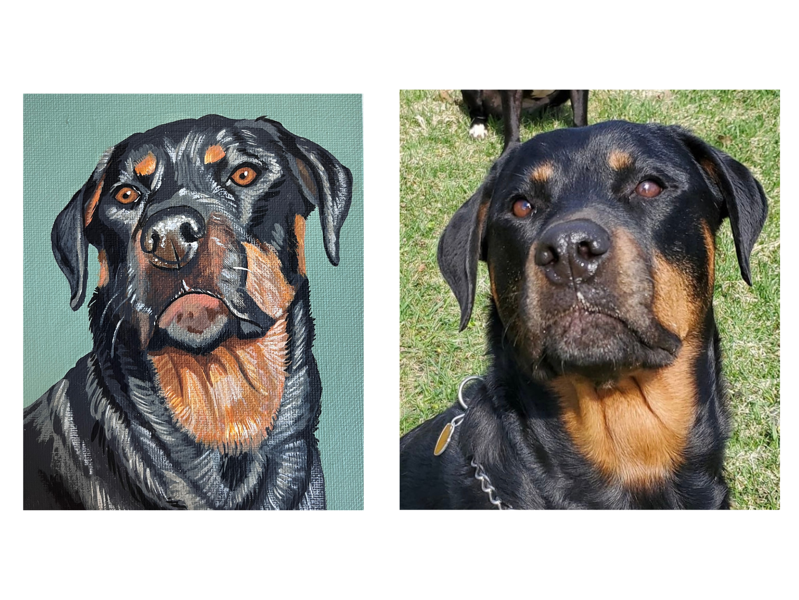 Athena Marie on 5x7 flat canvas