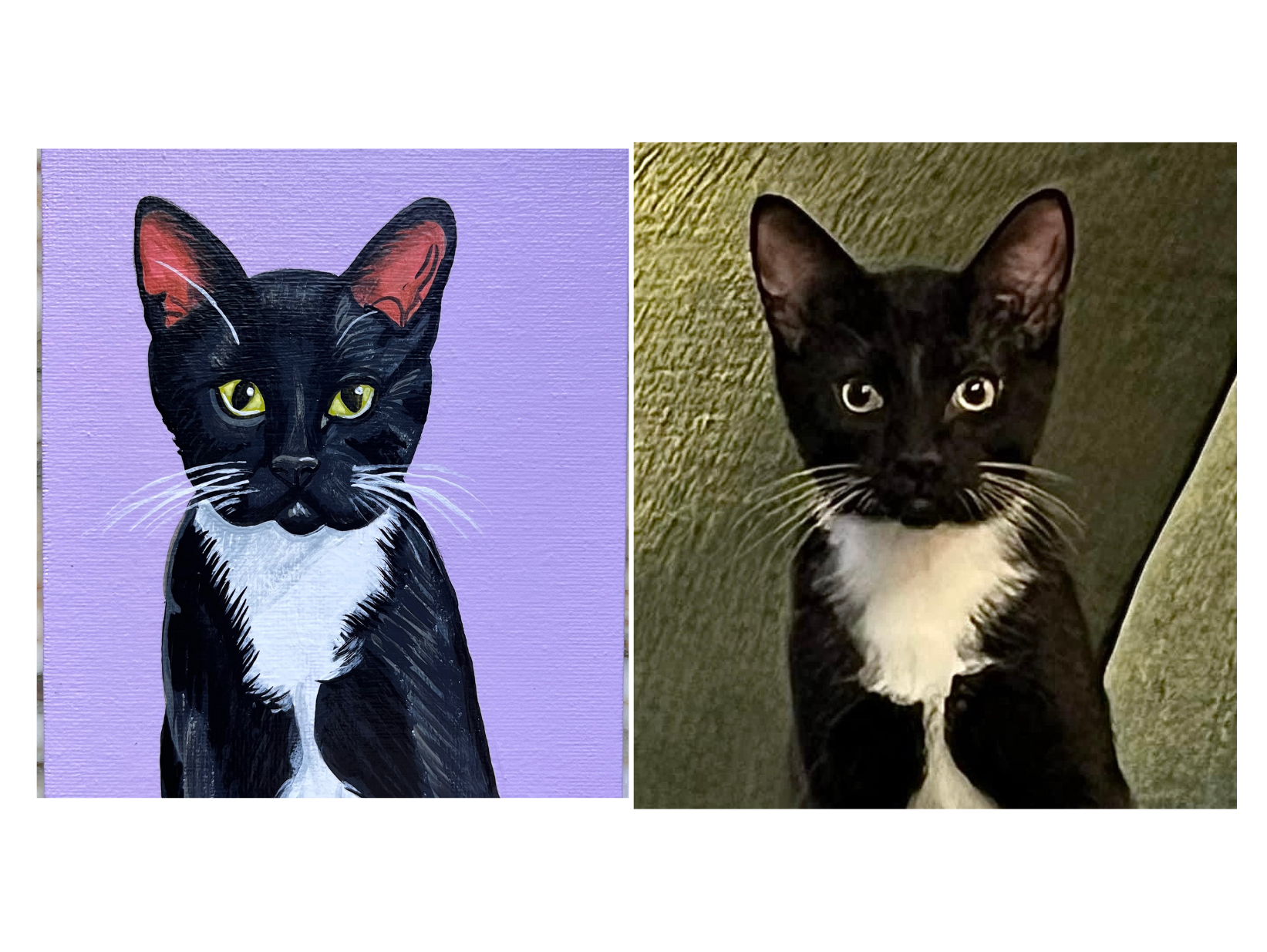 Dashing on 5x7 flat canvas