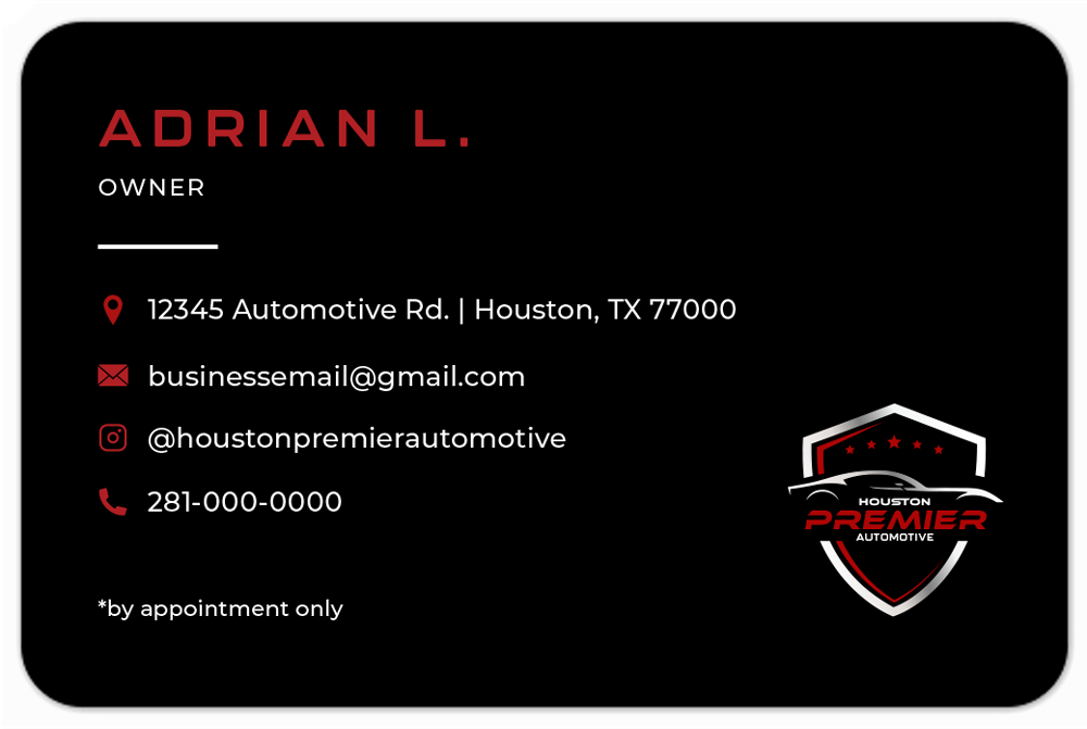 Business Card Back