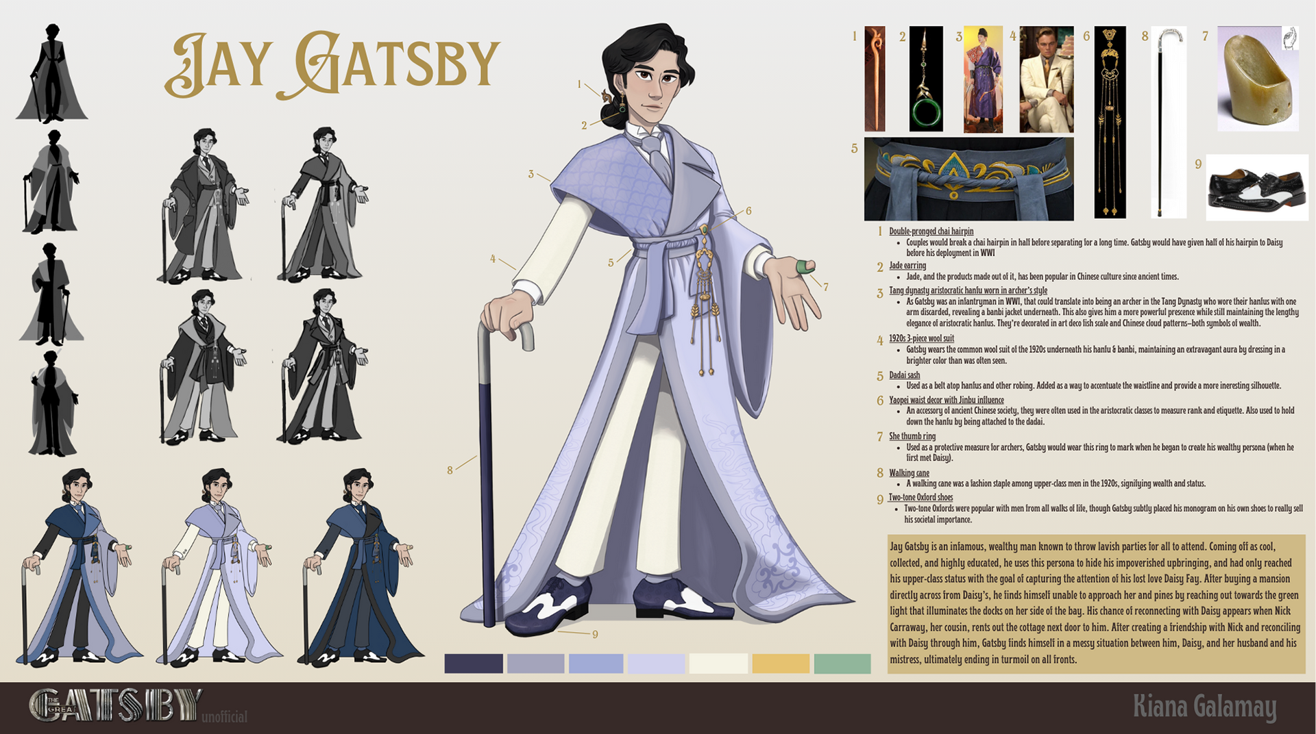 Jay Gatsby – Process Page