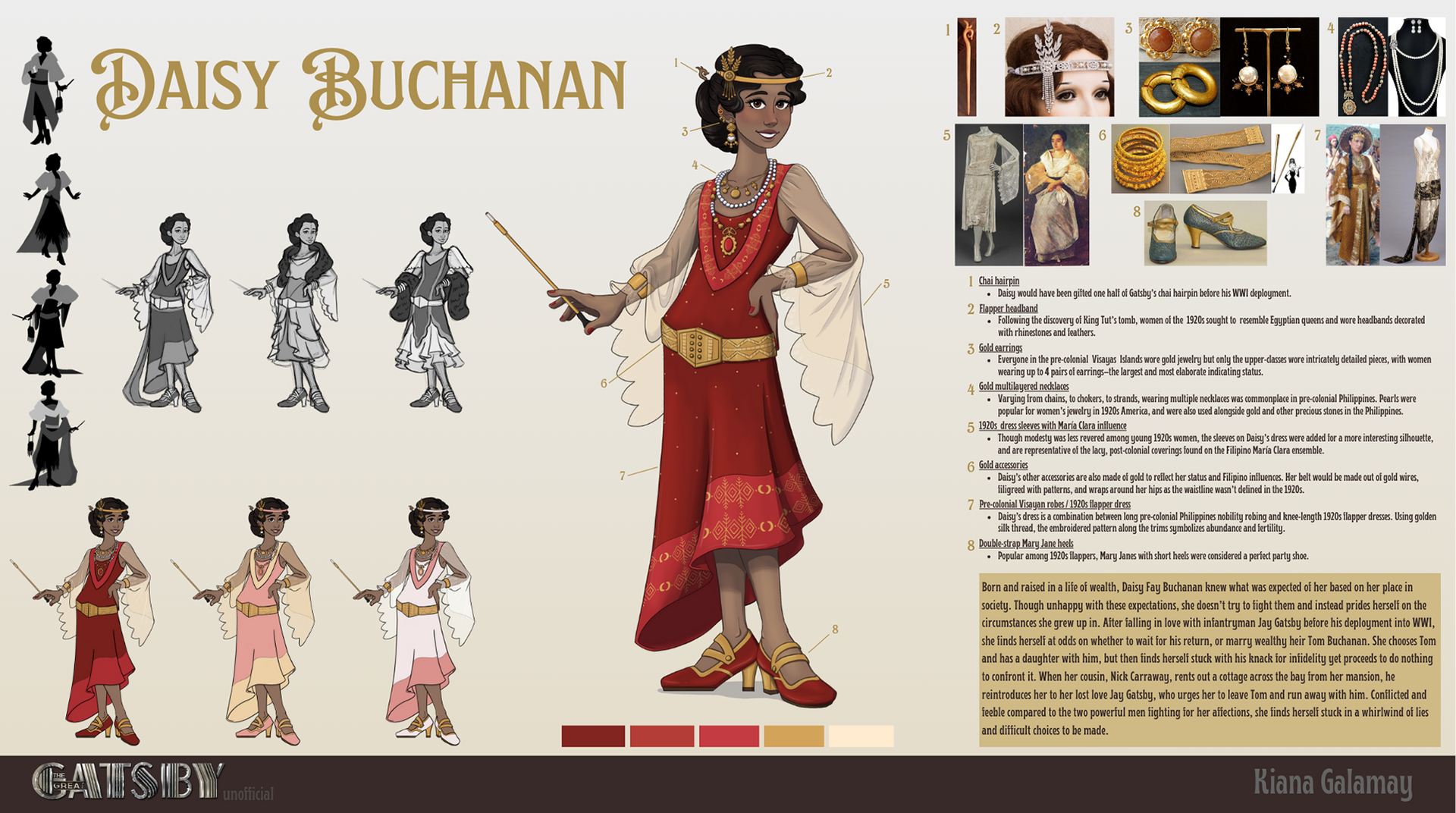 Daisy Buchanan – Process Page
