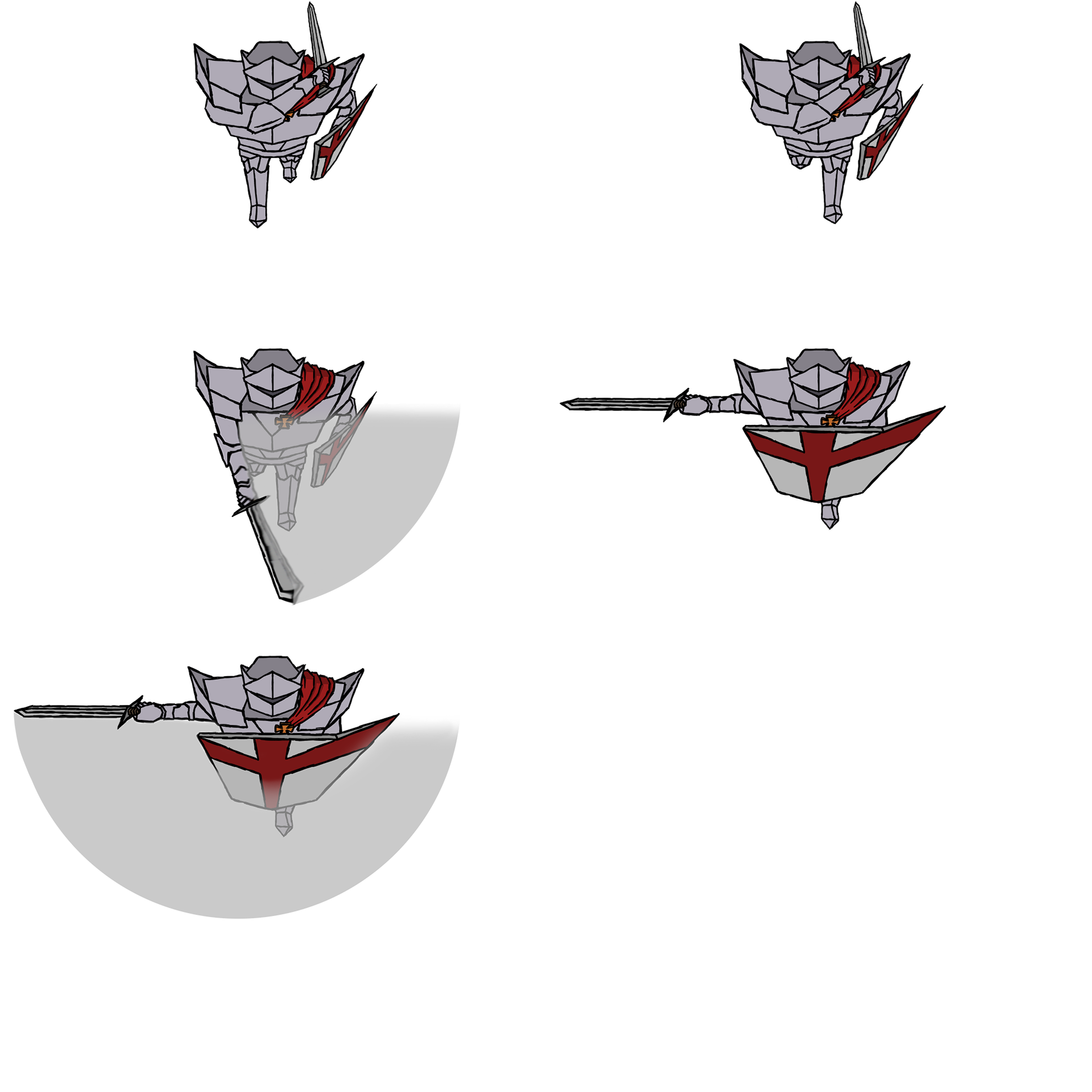 Kings Guard Sword Swing Attack