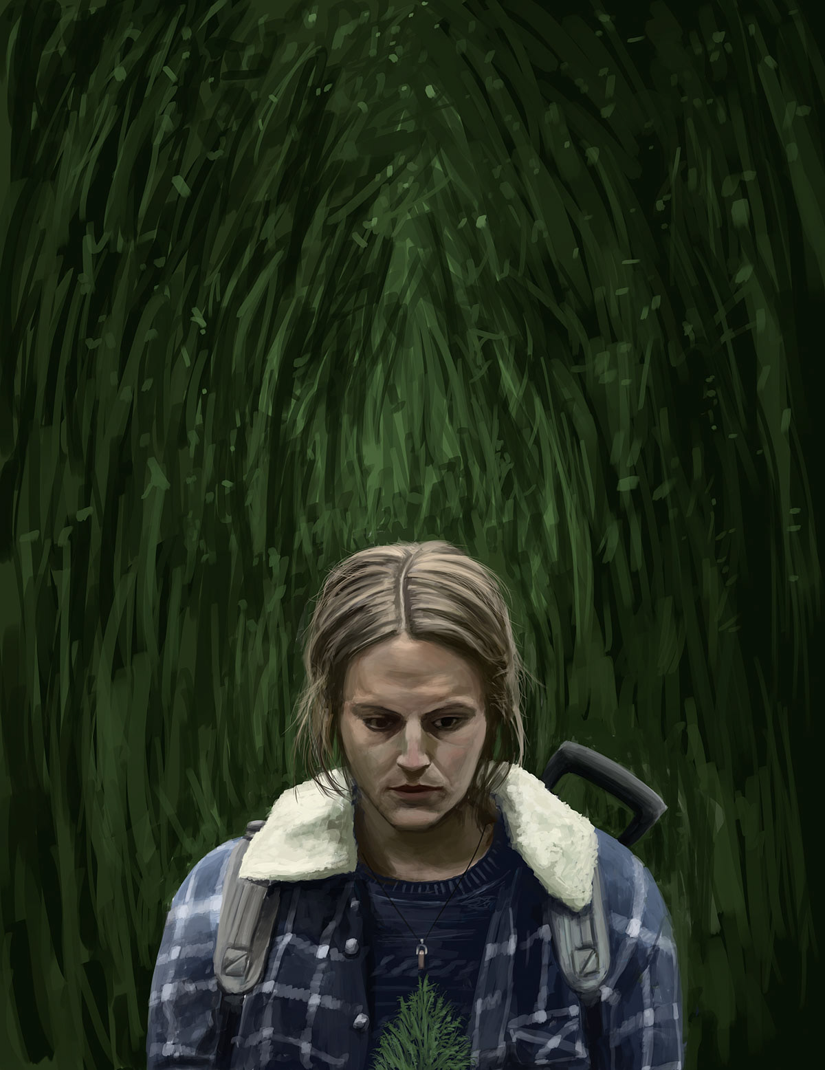 Poster of the short-film "O que medra por dentro"