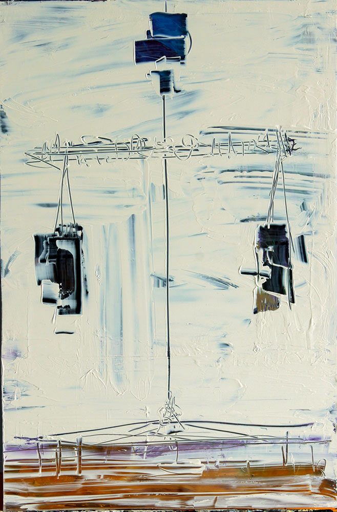 Danza, 2021. Acrílico sobre metacrilato, 24x16 cm, 100 €