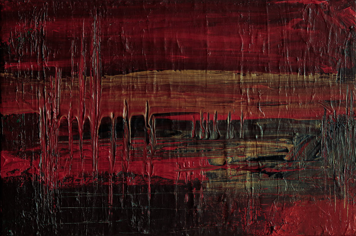 Superficie, 2021. Acrílico sobre lienzo, 24x16 cm, 100 €