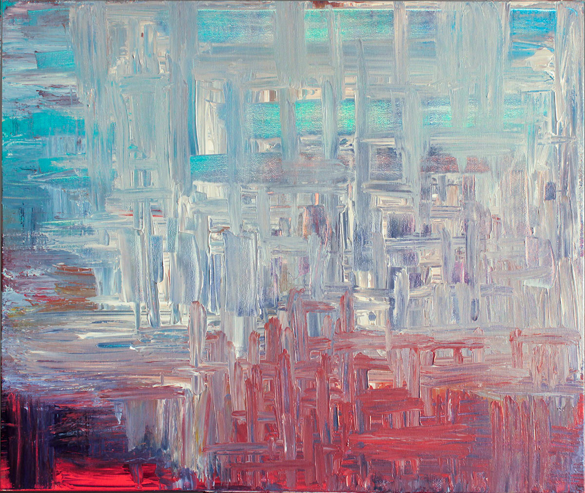 Ventanas, 2020. Acrílico sobre lienzo, 60x50 cm, 450 €