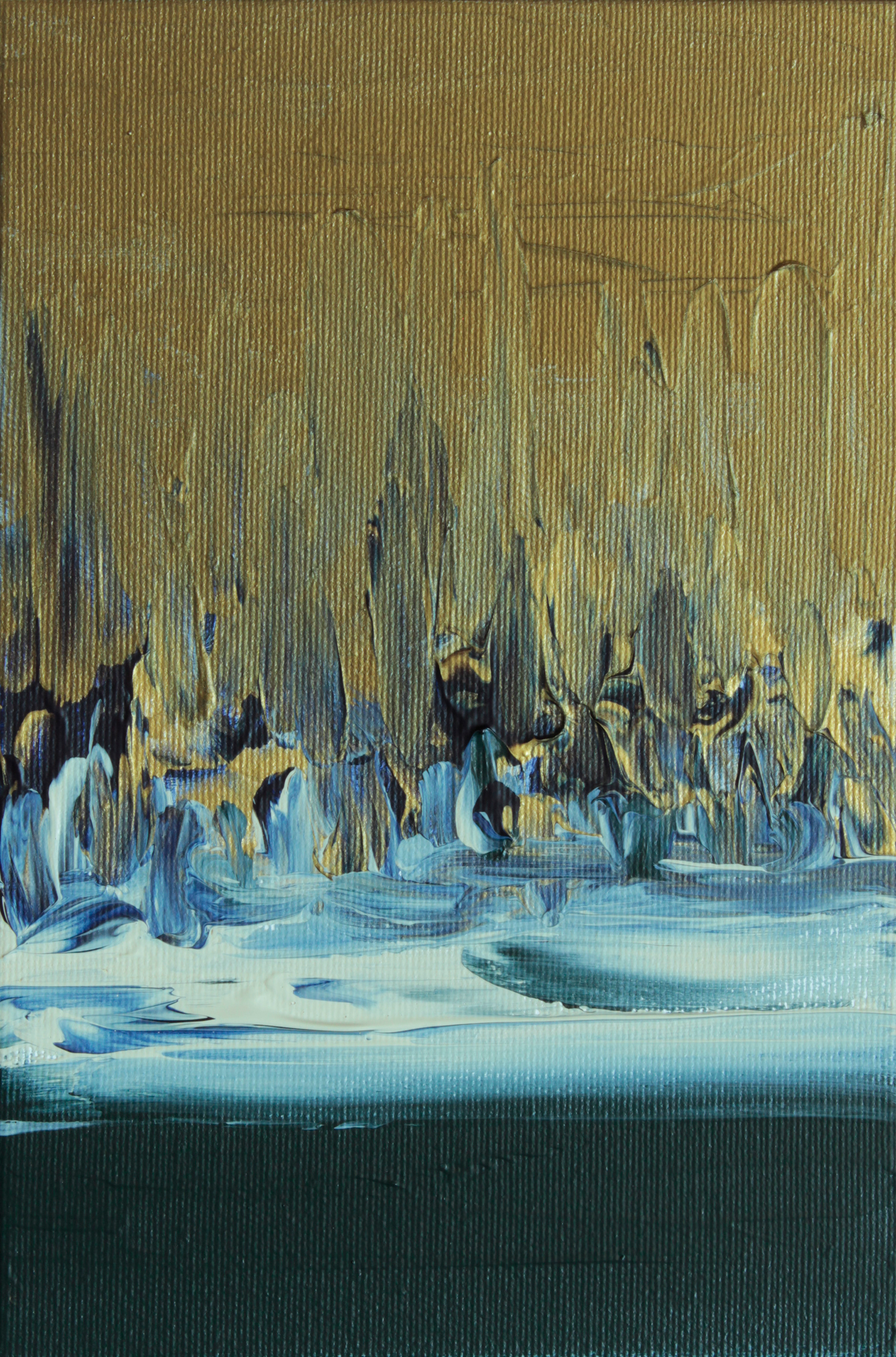 Llamas, 2021. Acrílico sobre lienzo, 24x16 cm, vendido