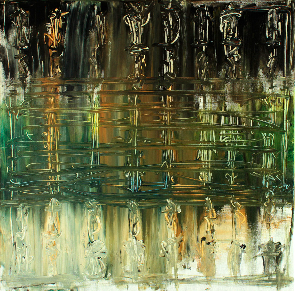 Chess, 2020. Acrylic on canvas, sold