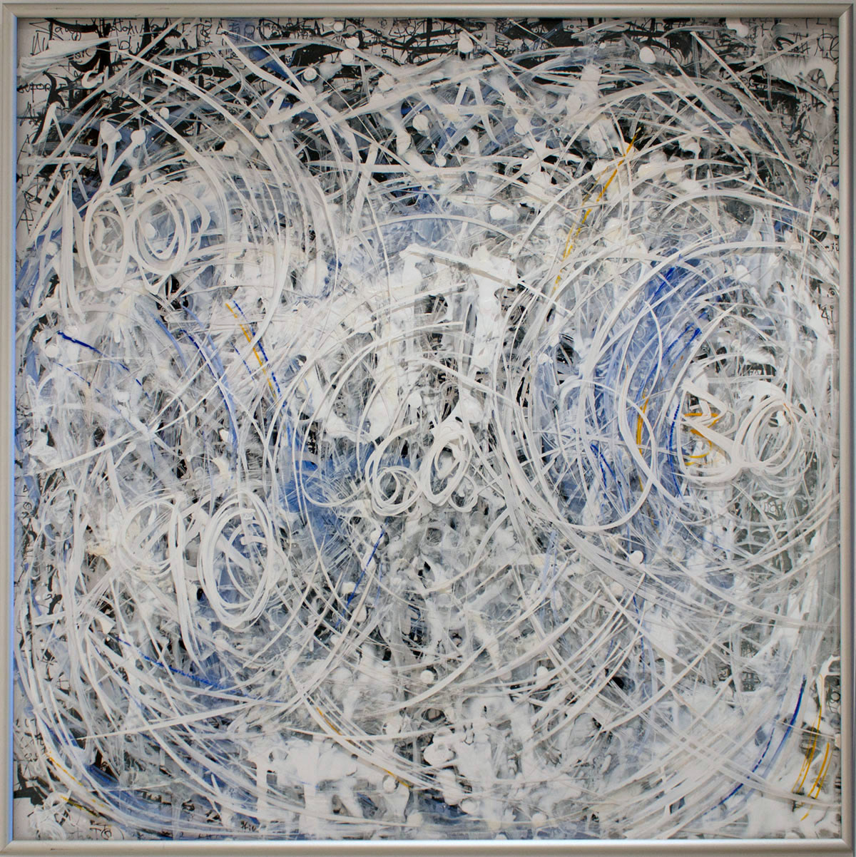 Self portrait, 2004. Acrylic on acrylic sheet