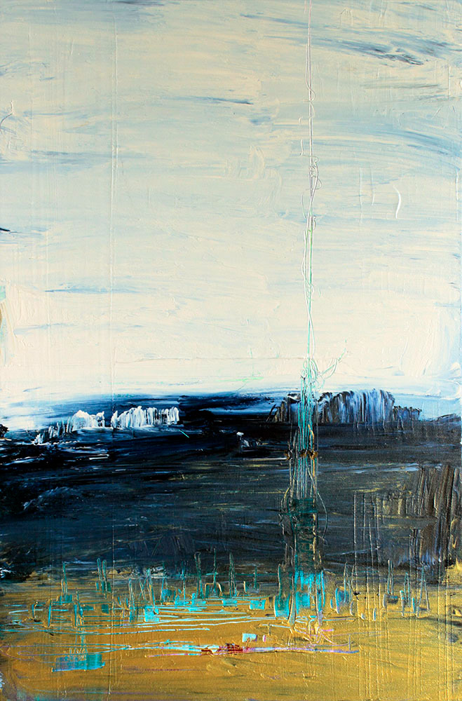 Faro, 2021. Acrílico sobre lienzo, 60x40 cm, vendido