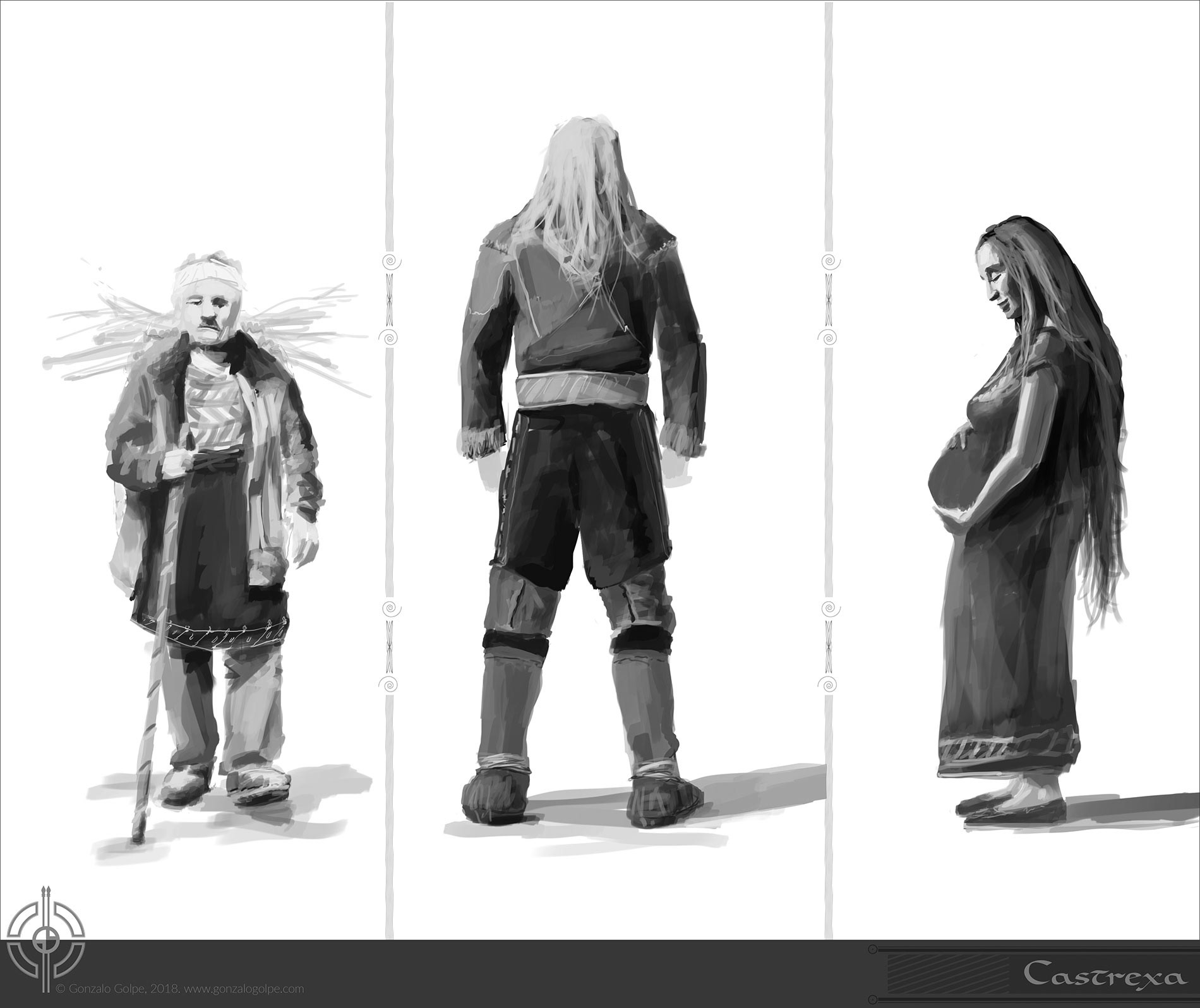 Castrexa - Characters design