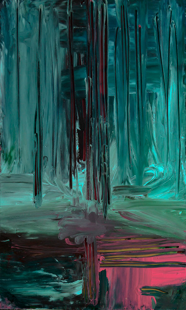 Tronco, 2020. Acrílico sobre metacrilato, 50x30 cm, vendido