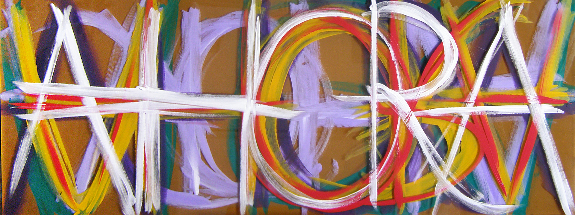 Ahora, 2010. Acrílico sobre metacrilato, 100x50 cm, vendido