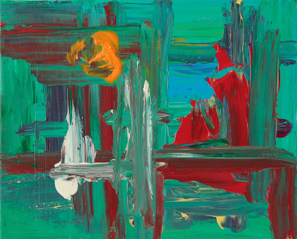 Rezo, 2020. Acrylic on canvas, 27x22 cm, 150 €