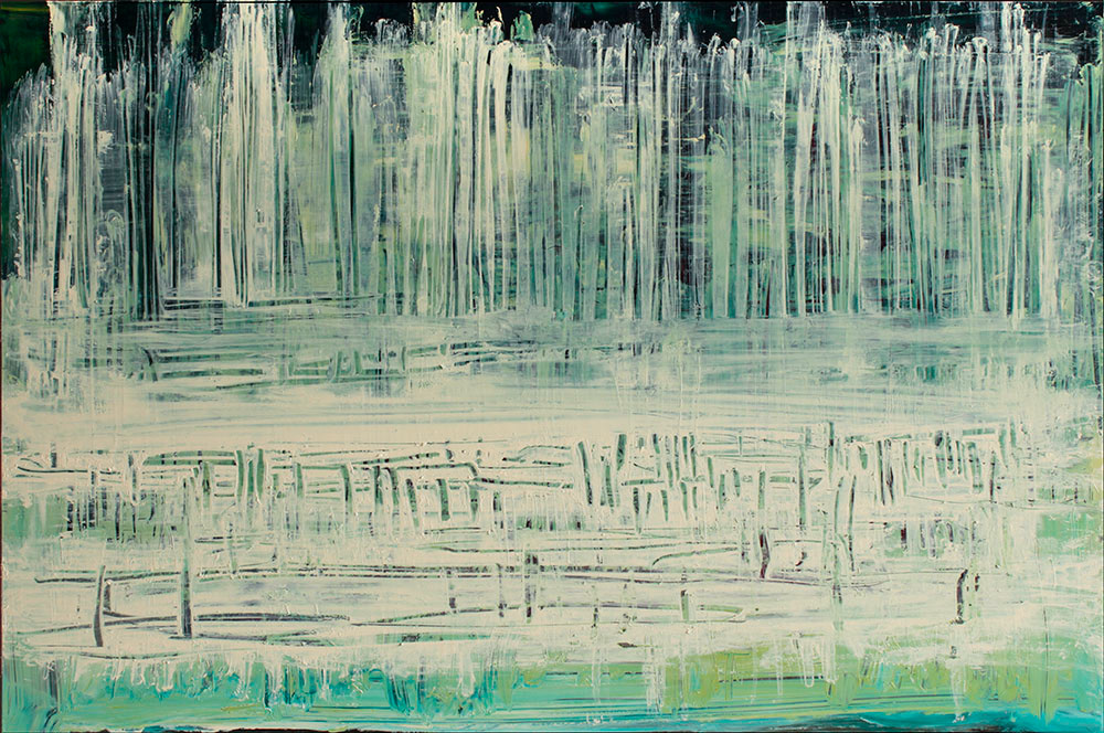 Paisaje, 2020. Acrílico sobre metacrilato, 60x40 cm, vendido
