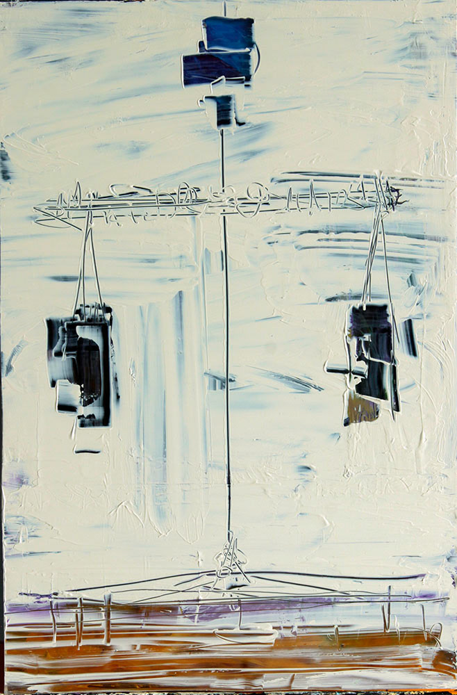 Danza, 2021. Acrílico sobre metacrilato, 24x16 cm, vendido