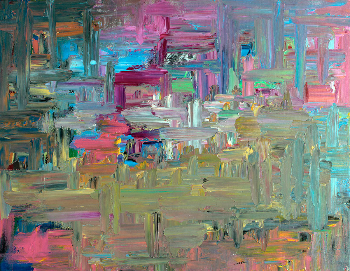 Dawn, 2020. Acrylic on canvas, 65x50 cm, 460 €