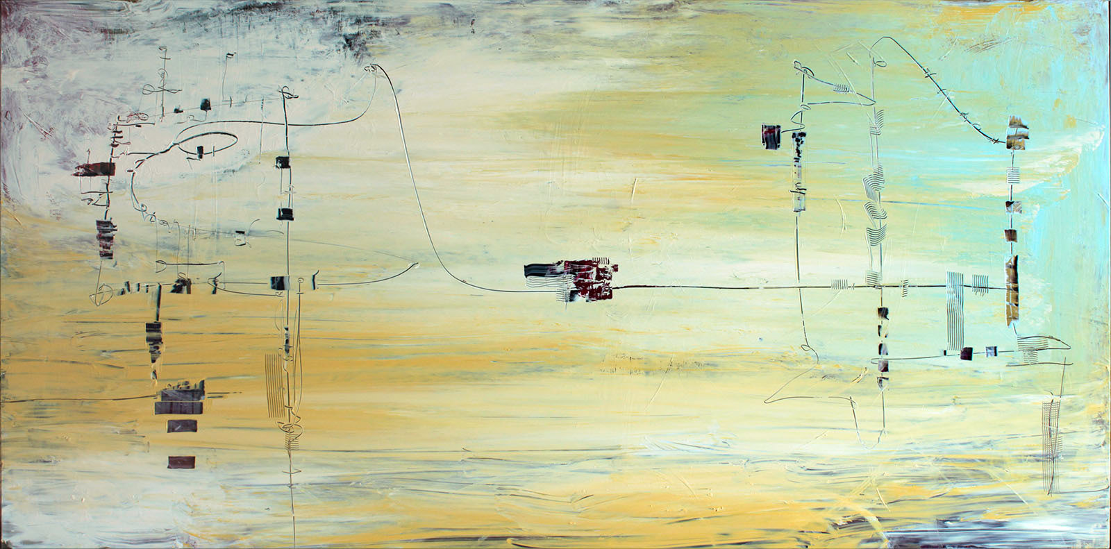 Conversation, 2021. Acrylic on acrylic sheet
