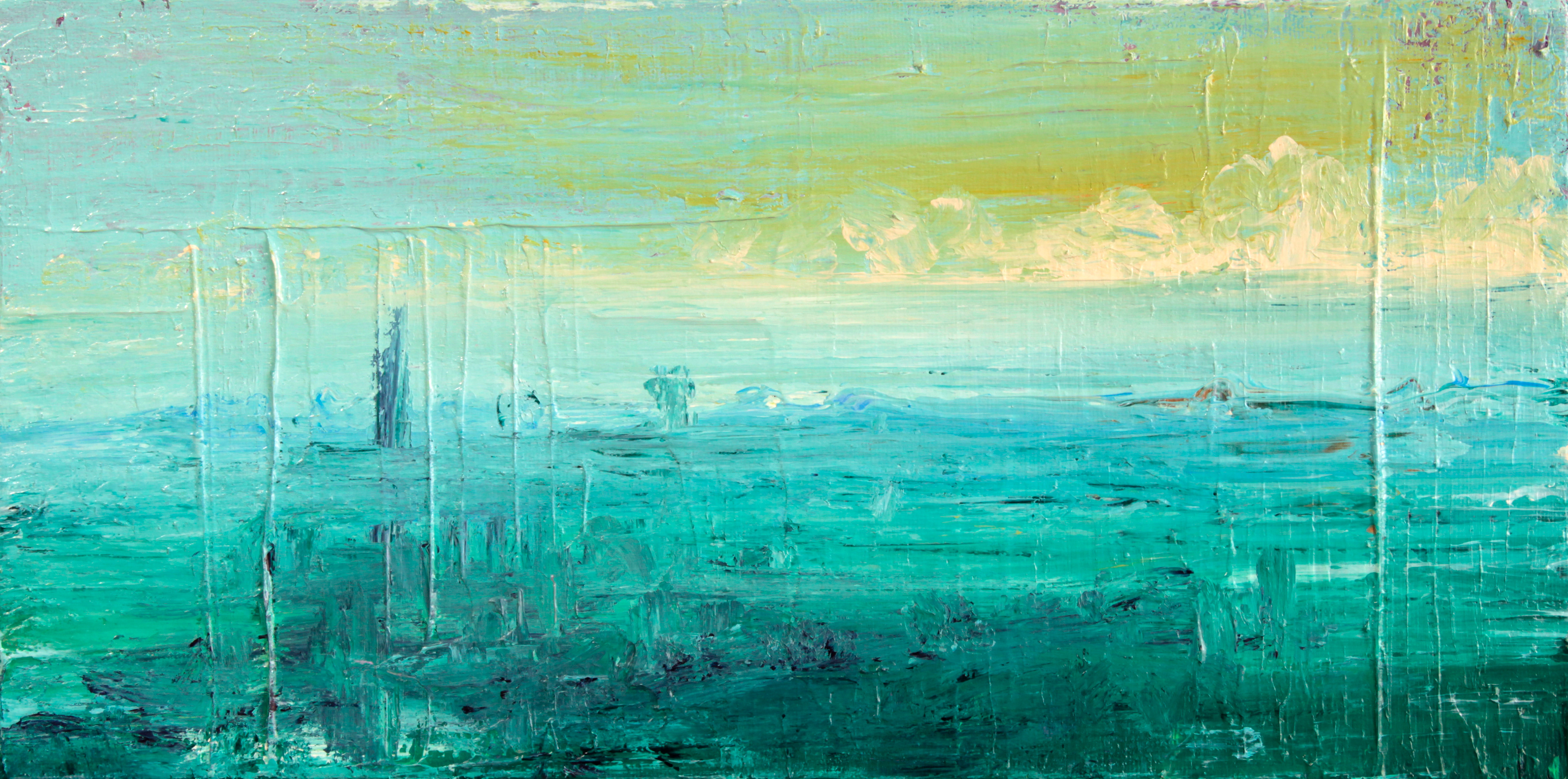El gigante, 2020. Acrílico sobre lienzo, 40x20 cm, vendido