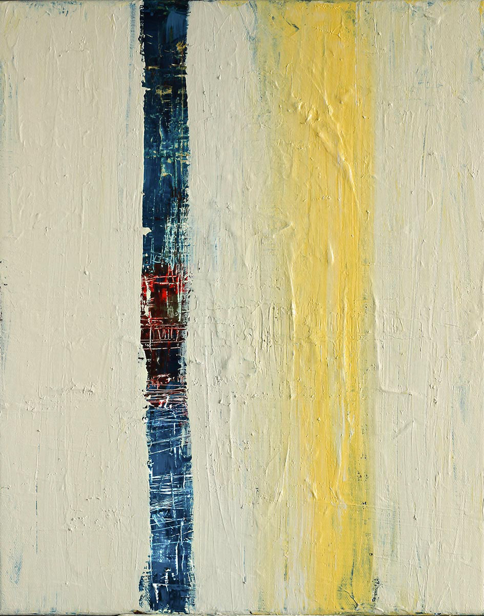 Carretera, 2022. Acrílico sobre lienzo, 41x33 cm, 230 €