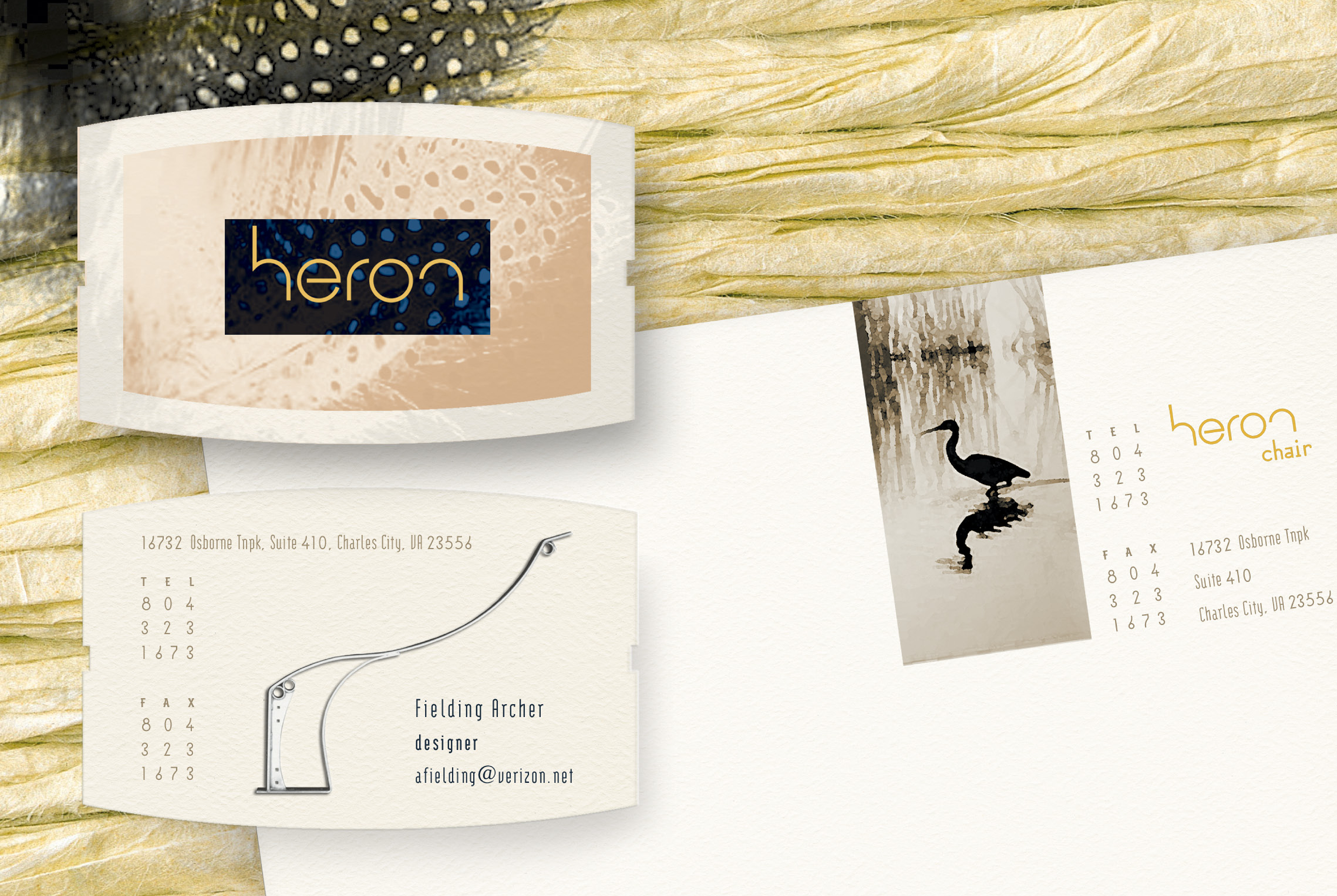 Identity design for product line developed by furniture architect Fielding Archer 