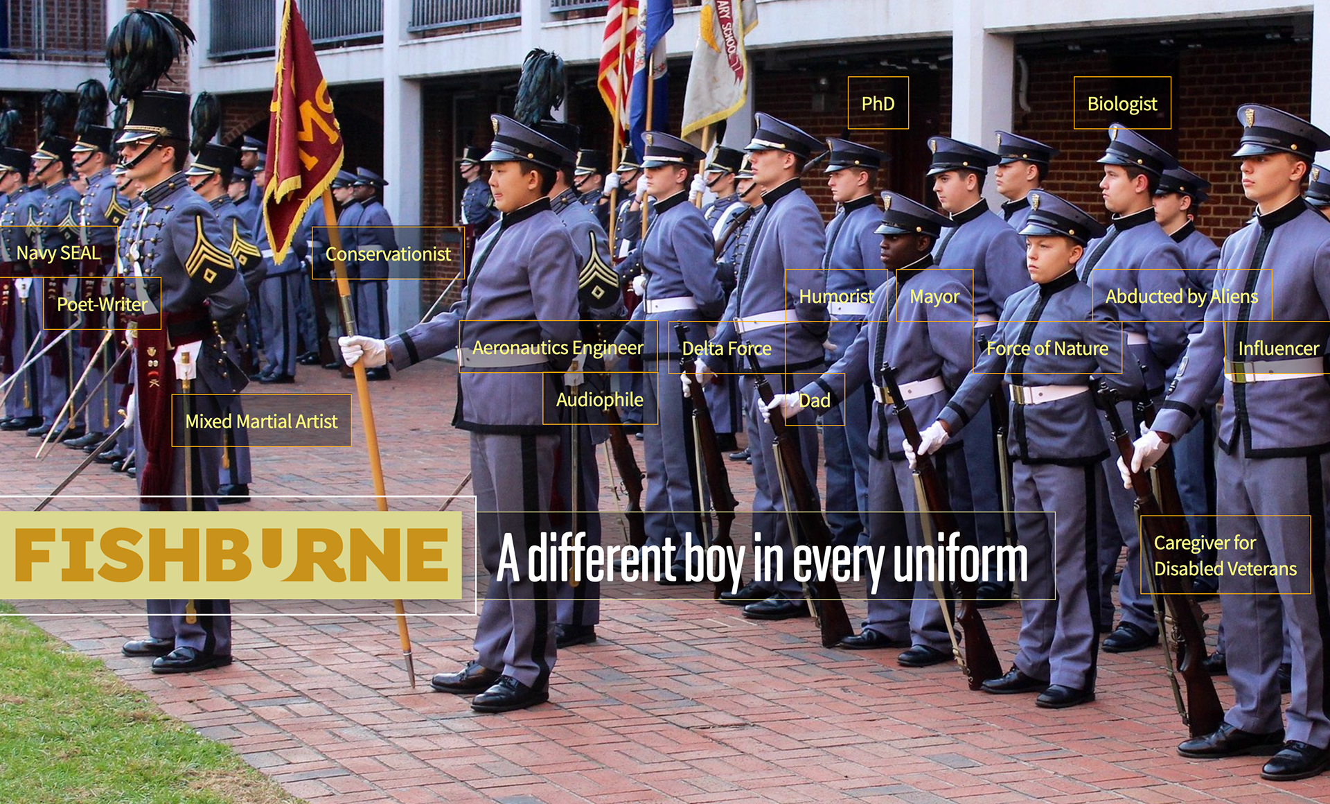 Messaging for boys and parents.