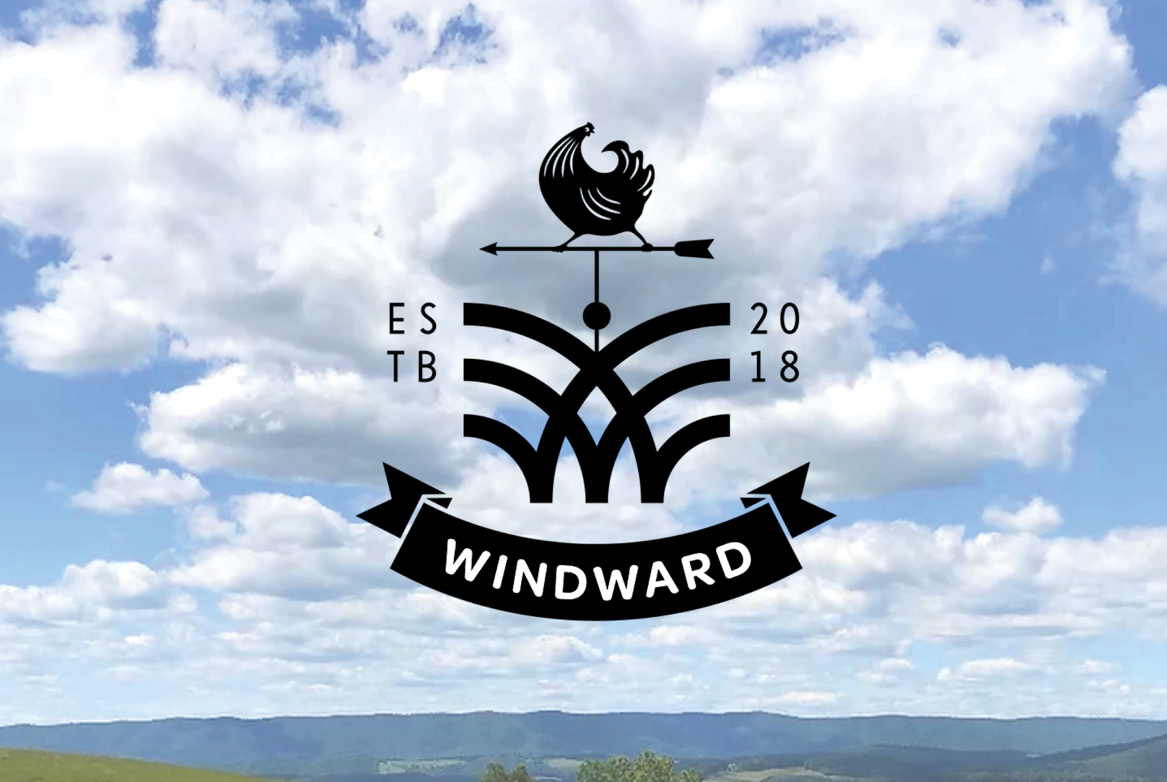 Identity for Windward House, a Shenandoah Valley Vrbo® (set of five icons)