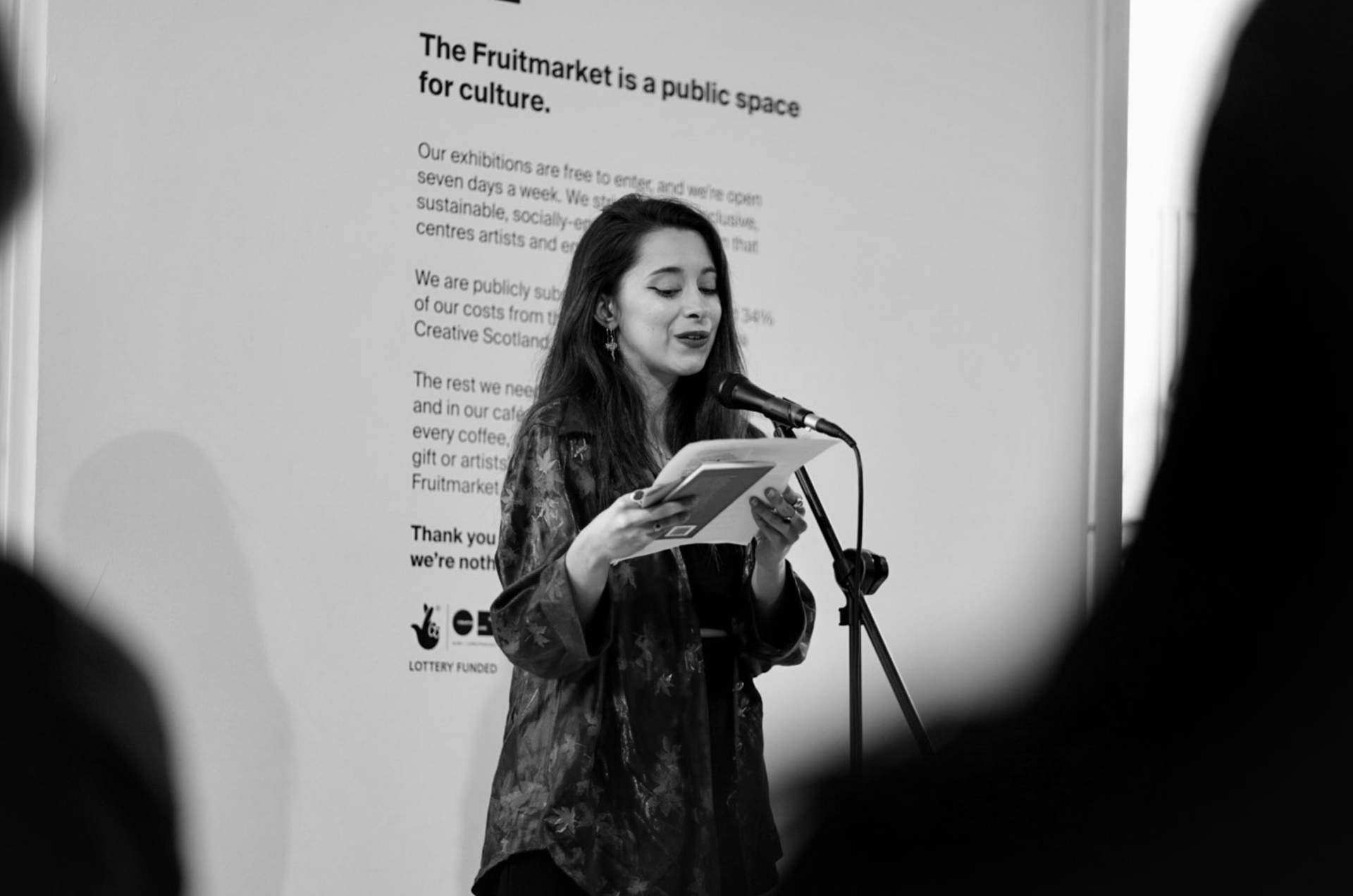 Janette Ayachi Collection Launch at Fruitmarket Gallery. Photo courtesy of Michelle Rowe.
