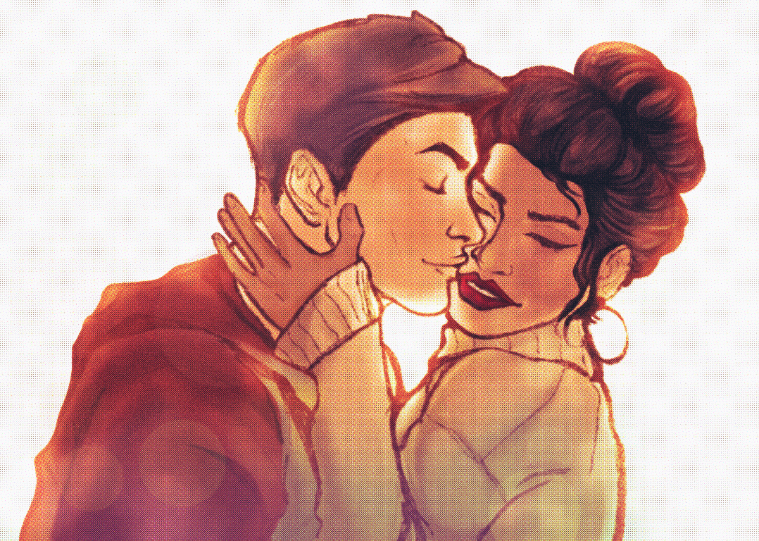 Sketchy Smooch Colored