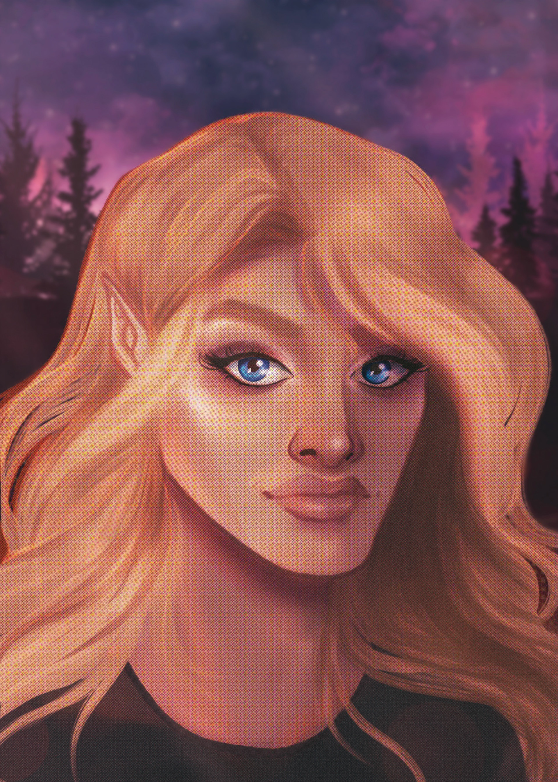 Elf Character Portrait (Commission)