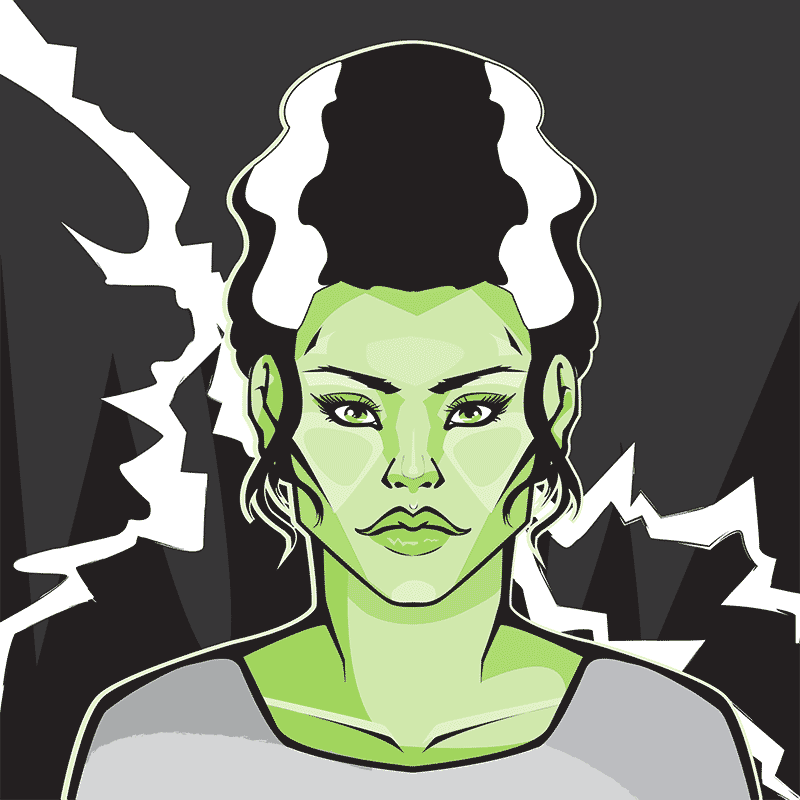 Monster Mask Illustration