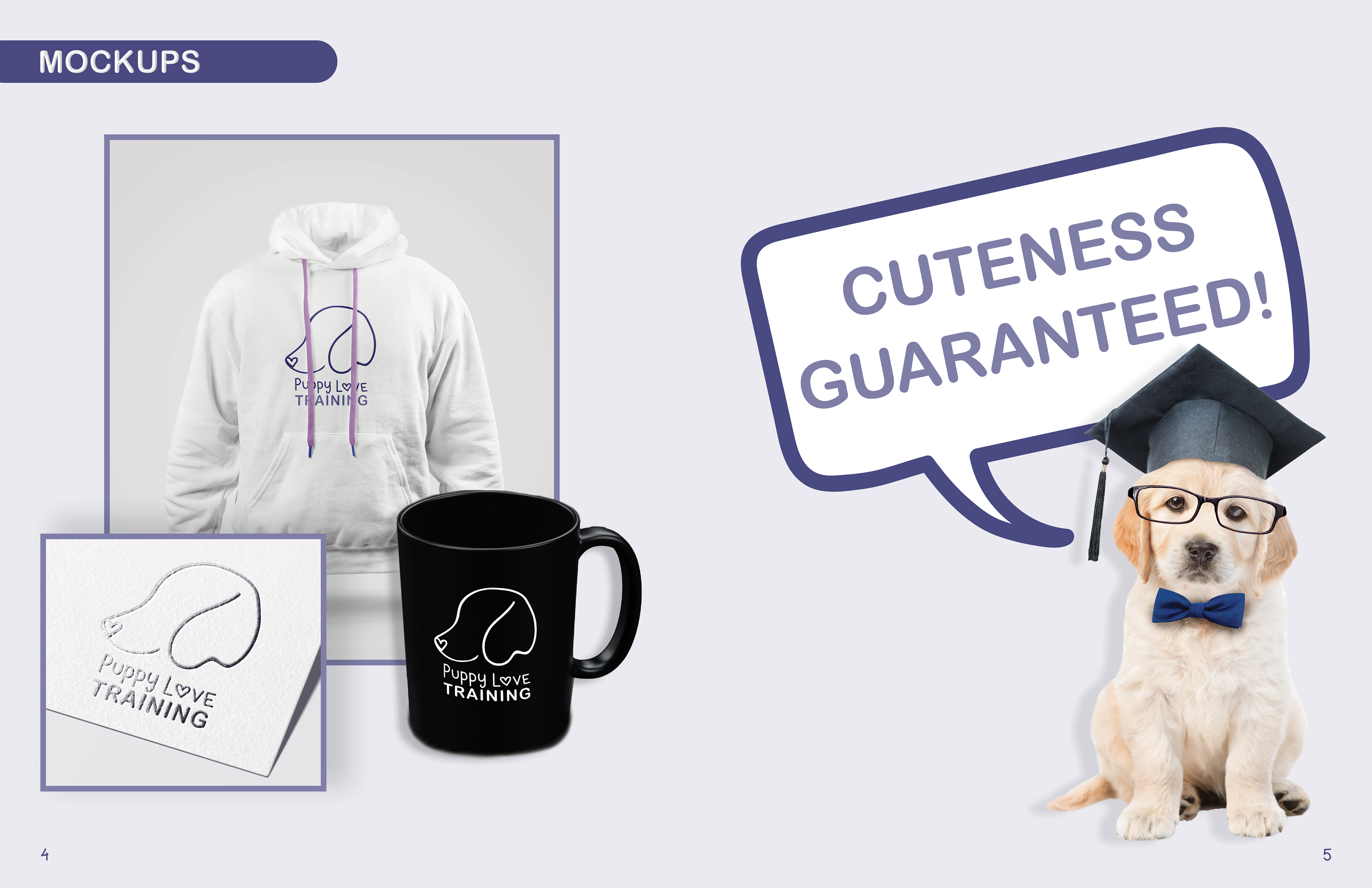 Puppy Love Logo Style Guide Spread 2
