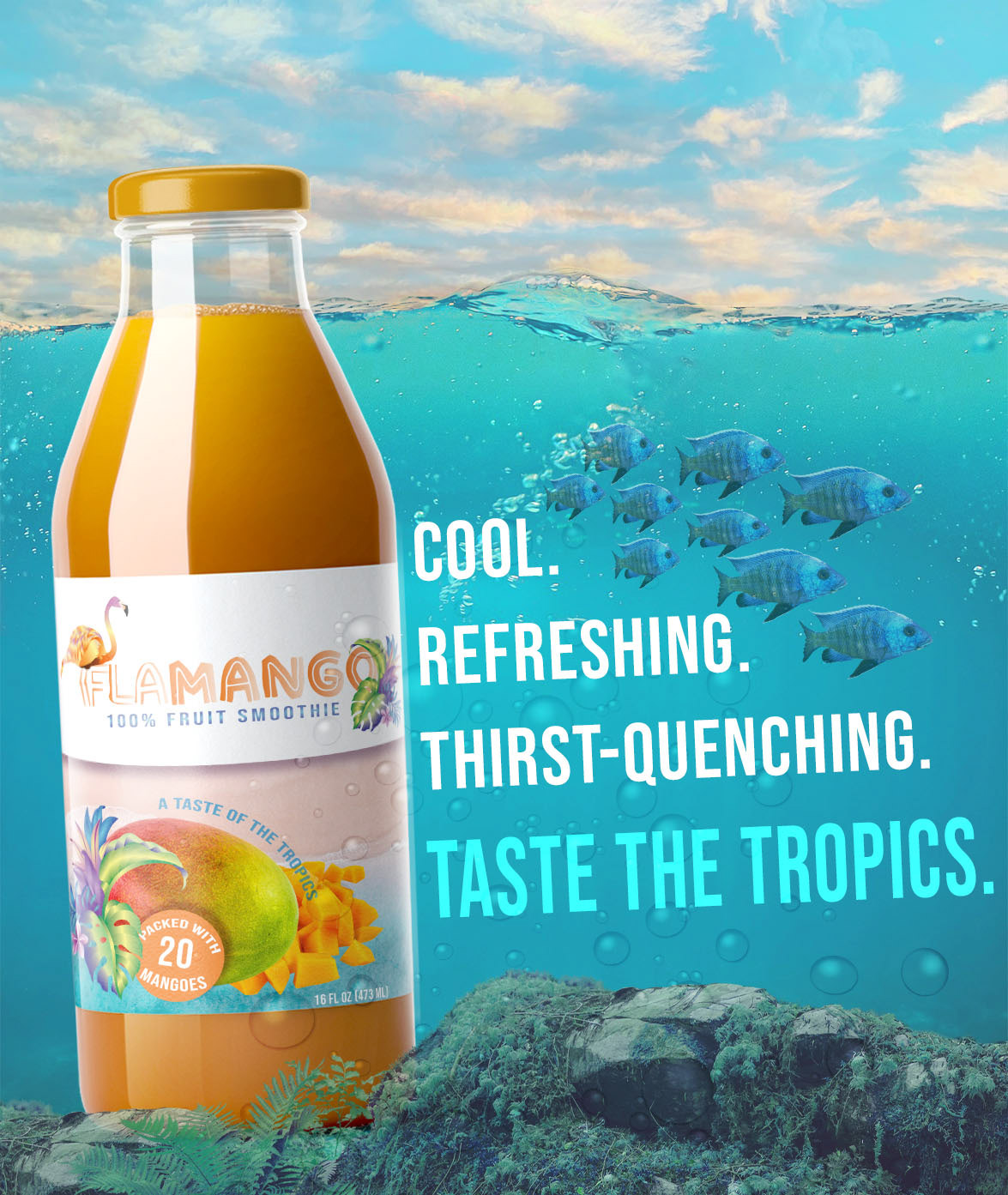 FLAMANGO Ad/Mockup