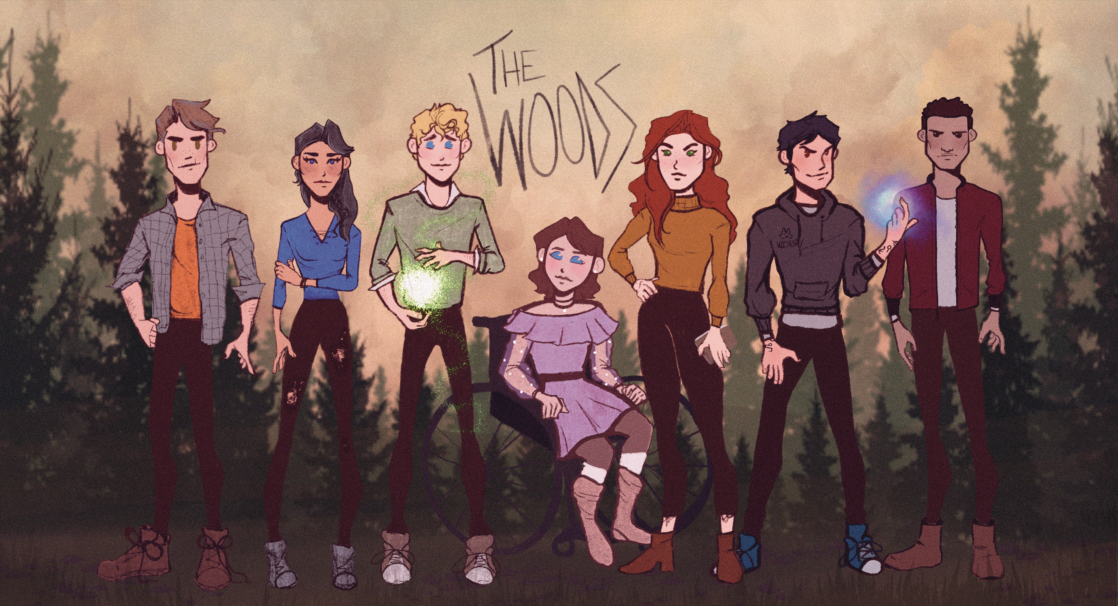 The Woods Cast Doodle