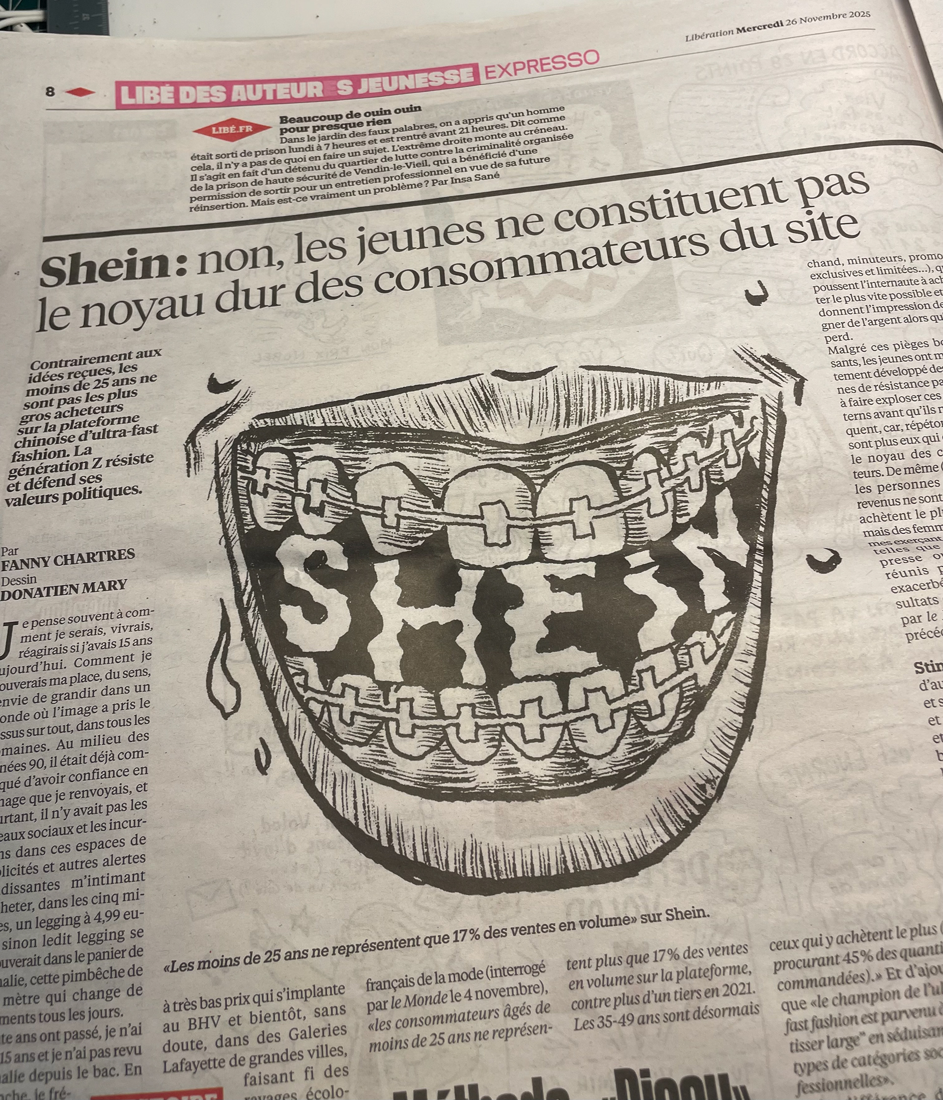 Libération du 28/11/2025