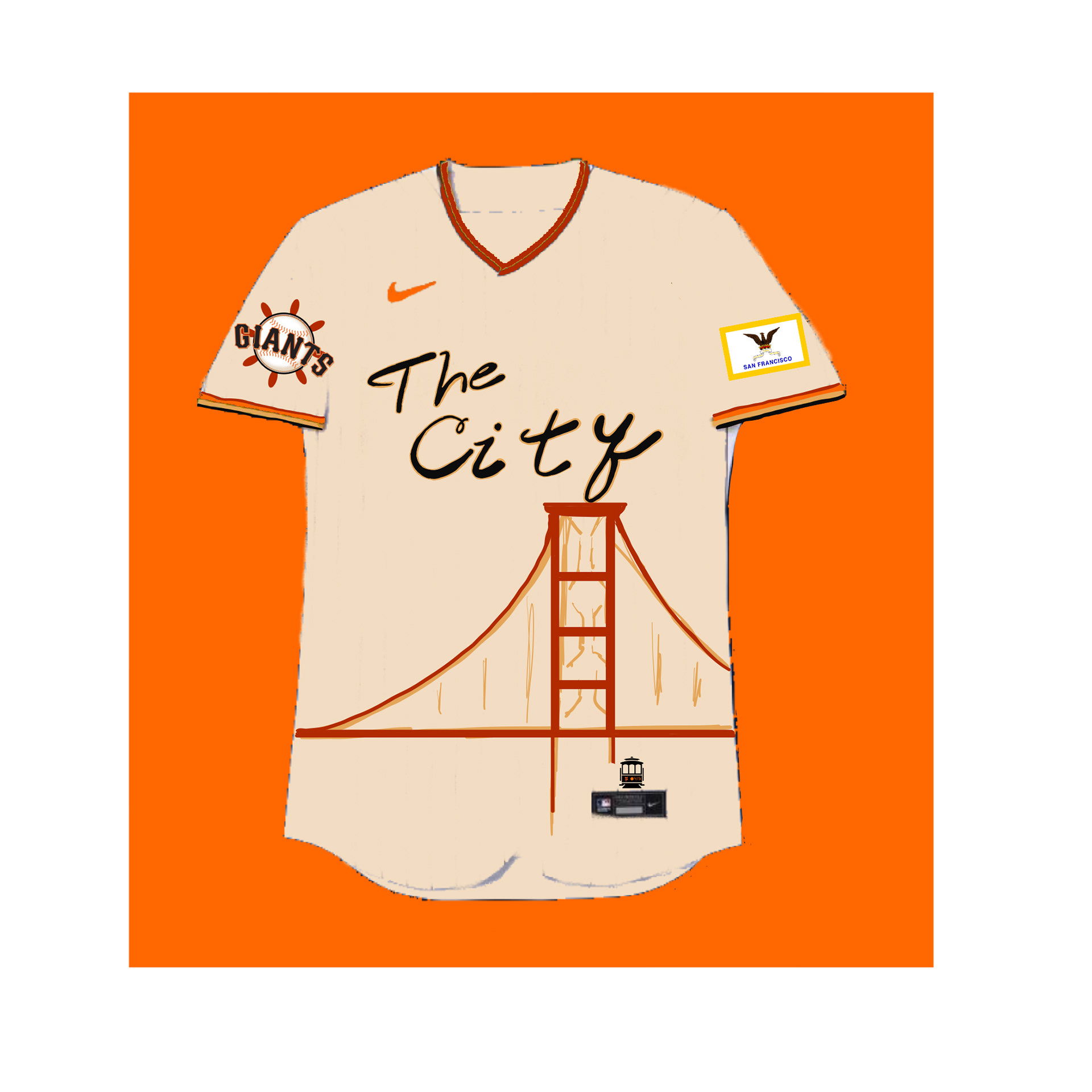 San Francisco Giants City Connect Mock-Up(2022)