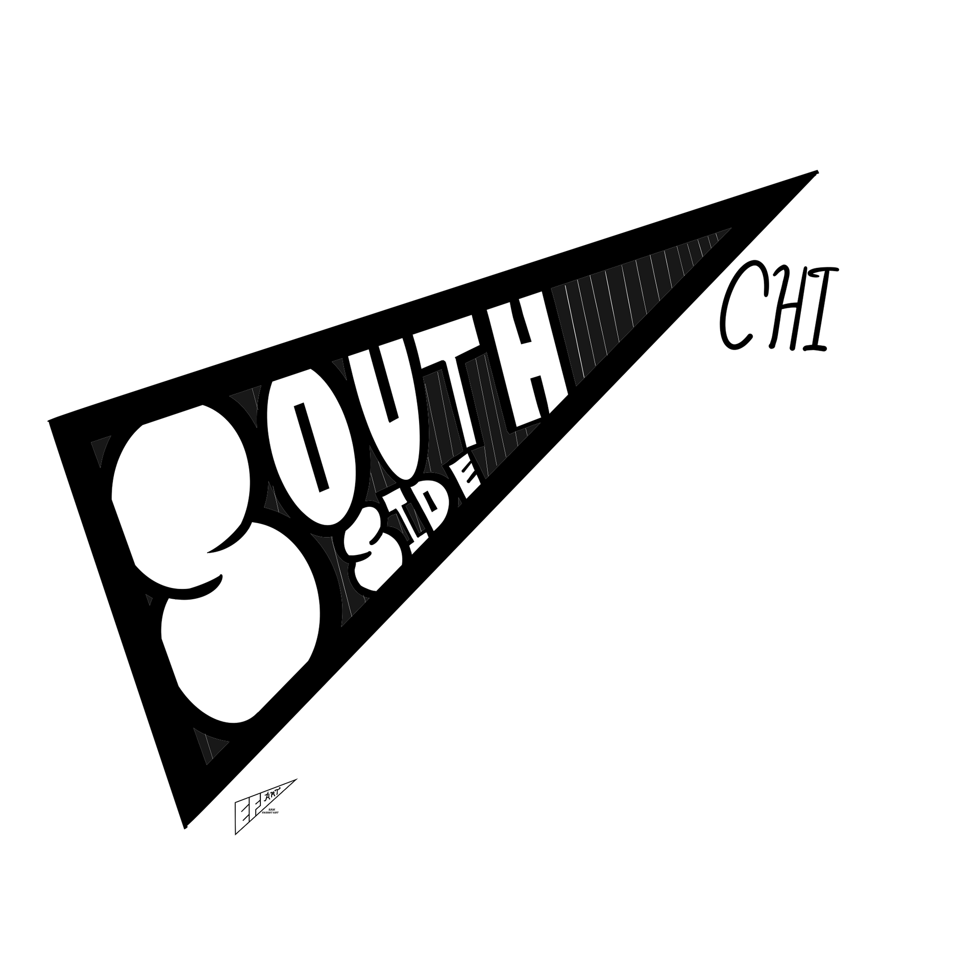 Chicago White Sox "SouthSide" City Connect 1.0 Pennant