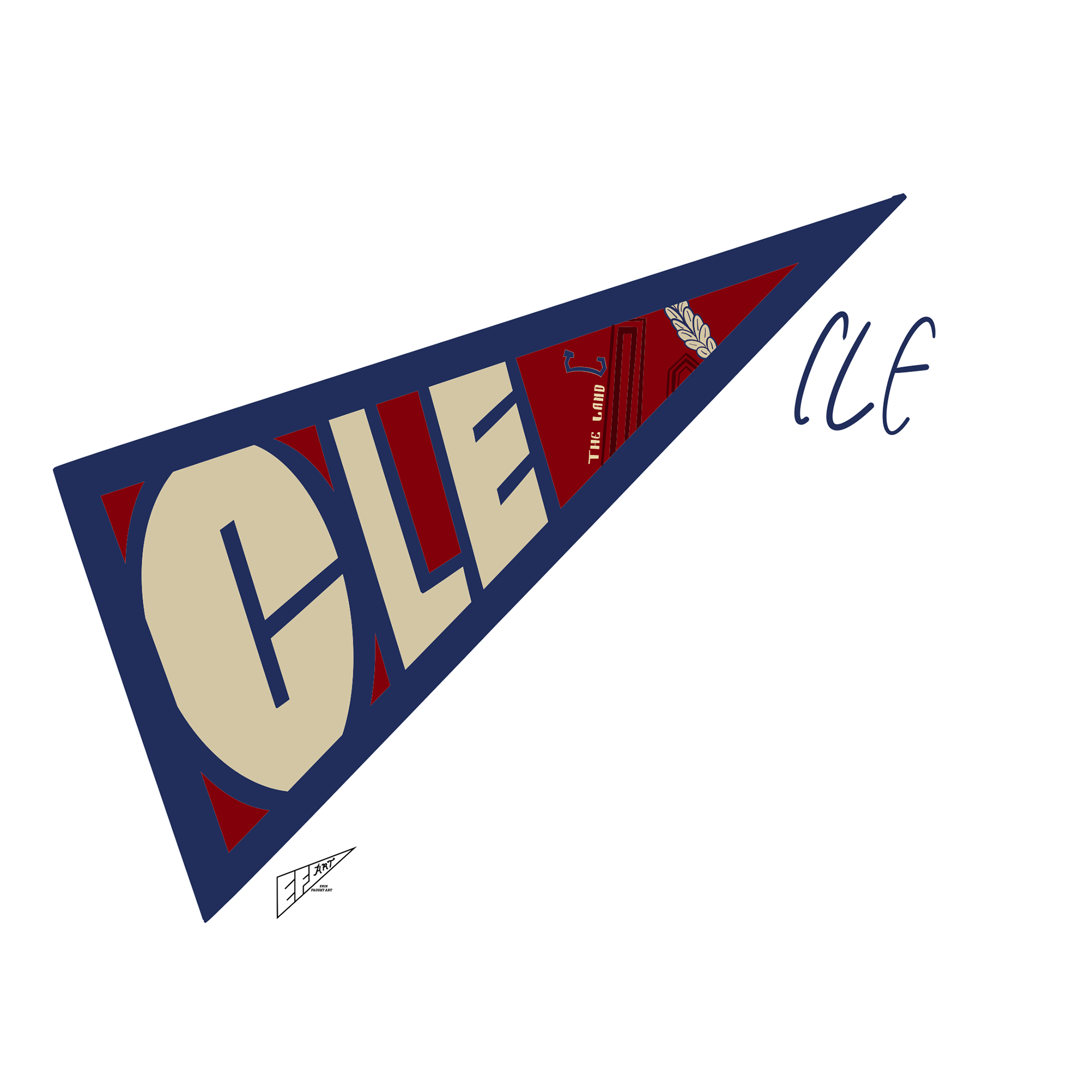 Cleveland Guardians City Connect 1.0 Pennant