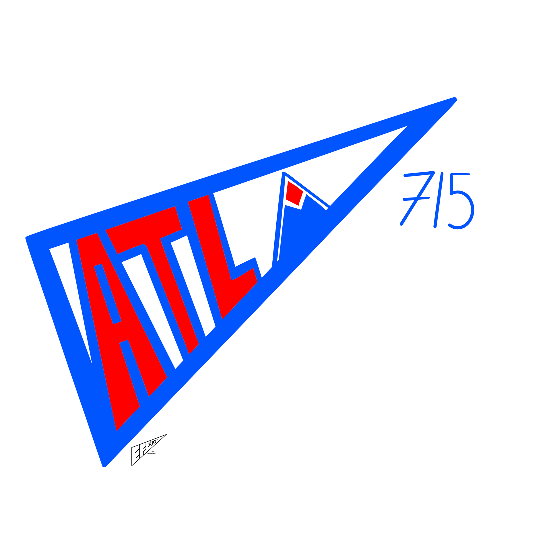Atlanta Braves "715" City Connect 1.0 Pennant