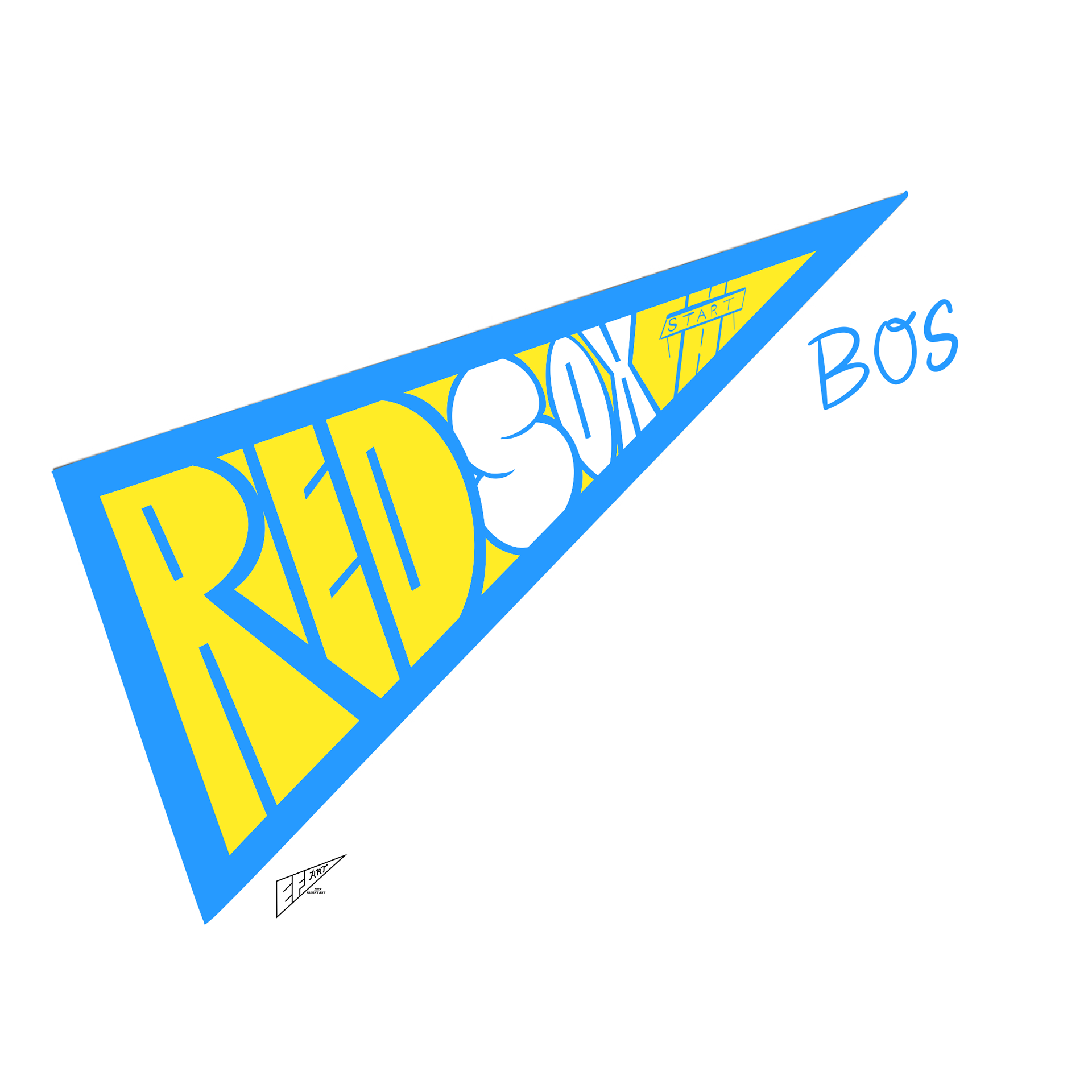 Boston Red Sox City Connect 1.0 Pennant