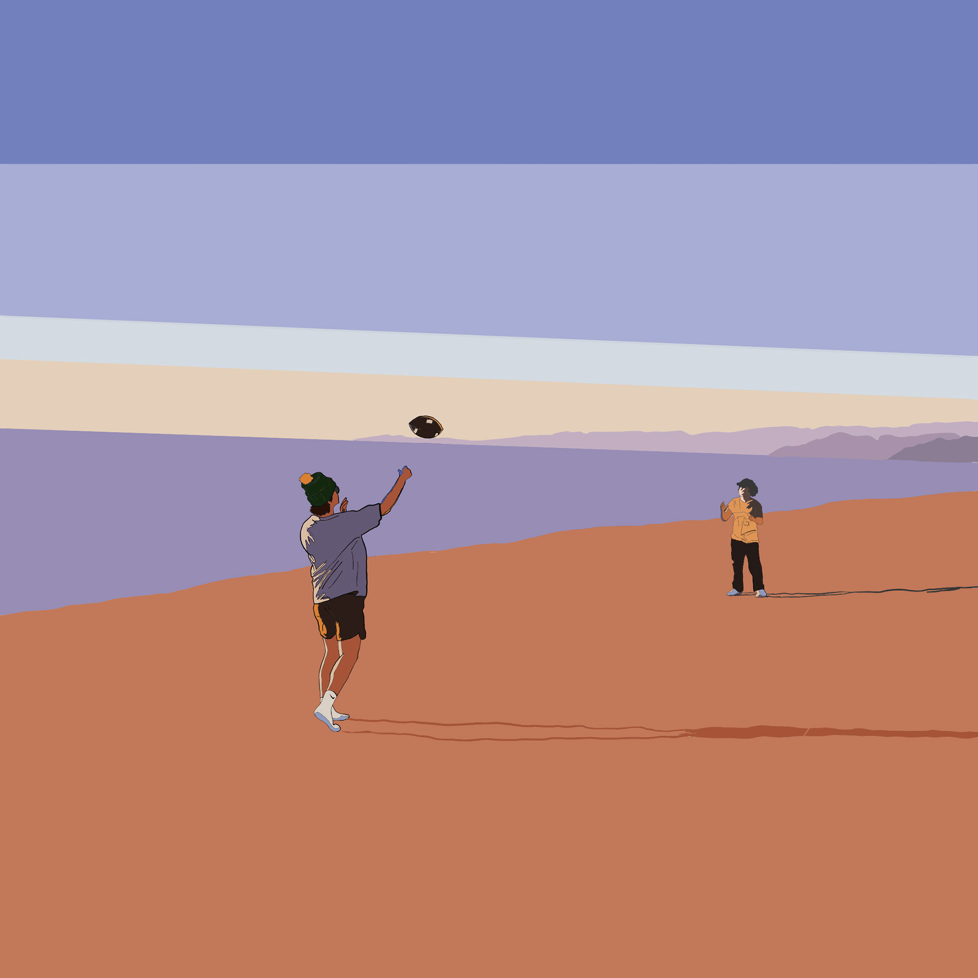 "A Catch At Sunset"(2023) - Listed Price(Framed): $1,000