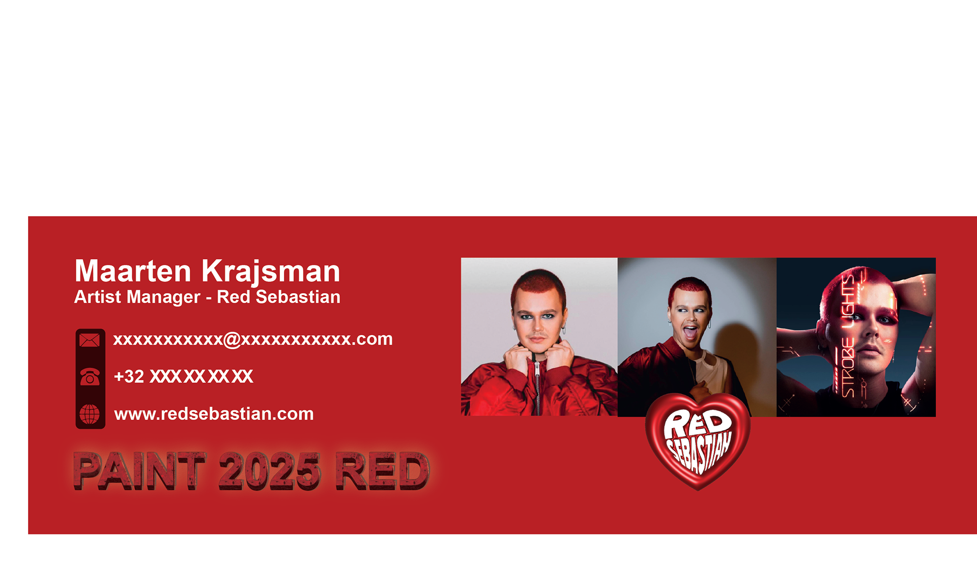 Email banner Manager Red Sebastian