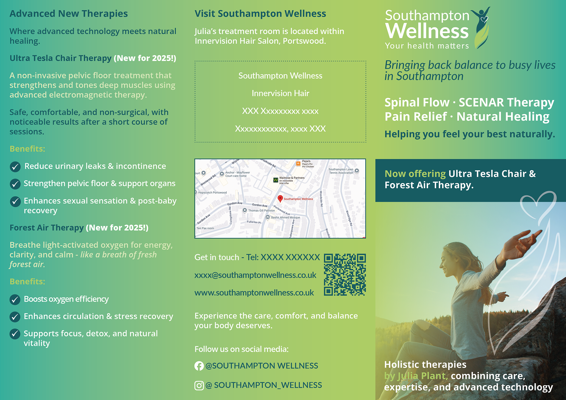 A4 trifold leaflet - Dl roll fold