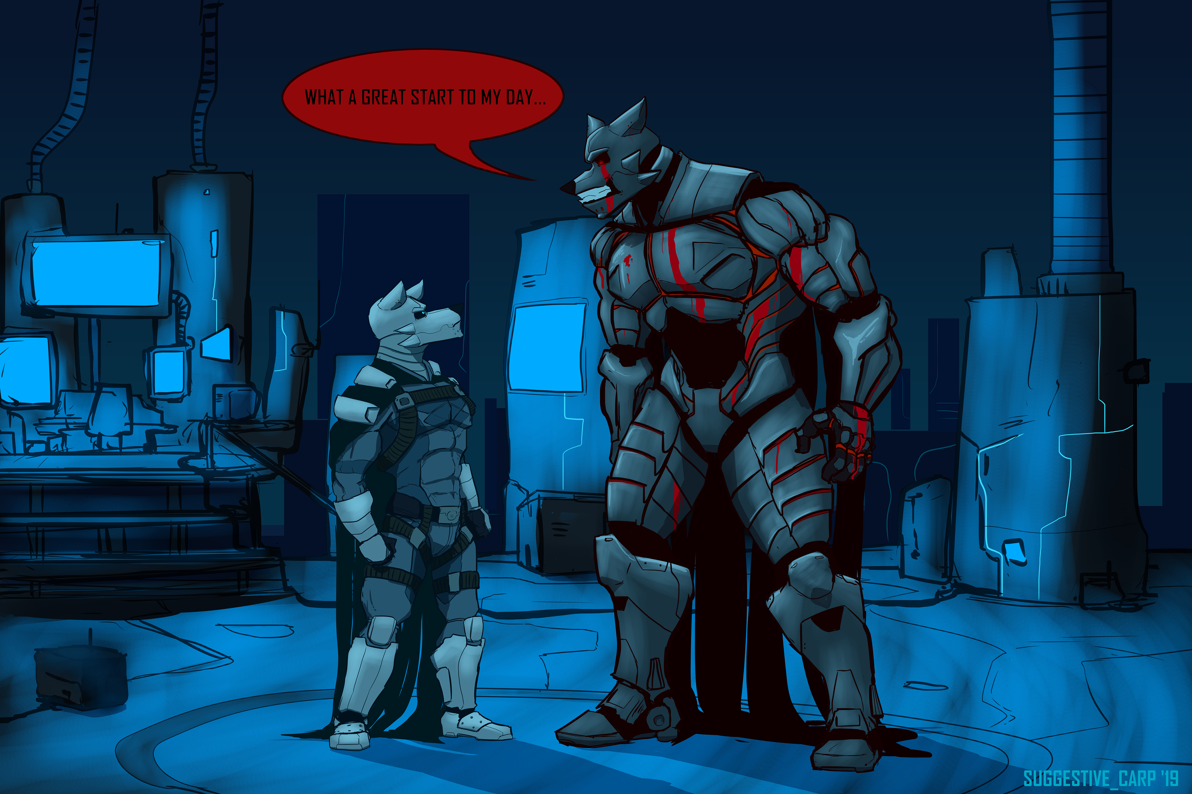 "Red Wolf's Return" - Face off between Grey Wolf and Red Wolf