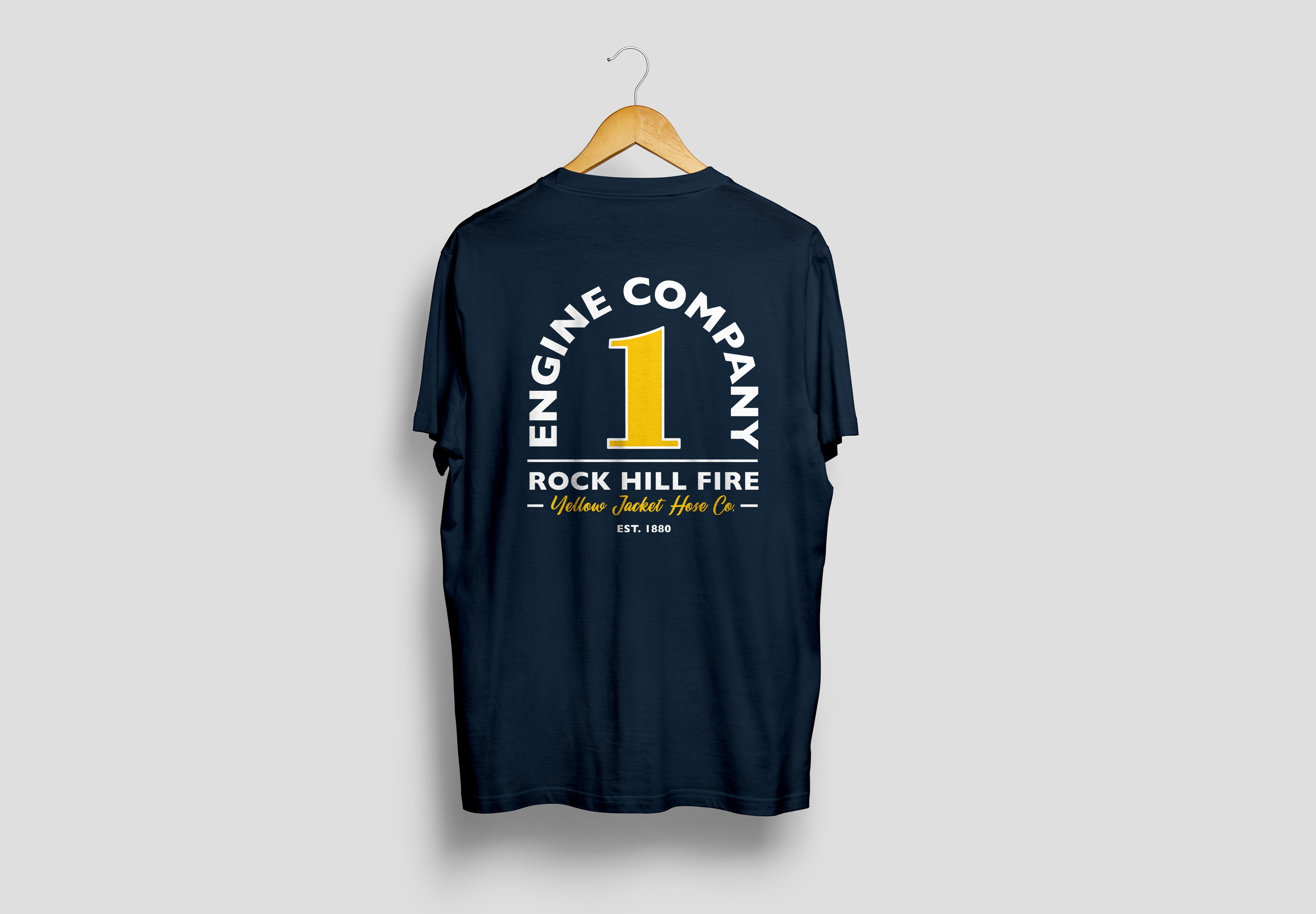 Rock Hill Fire Department Engine 1 T-Shirt Design