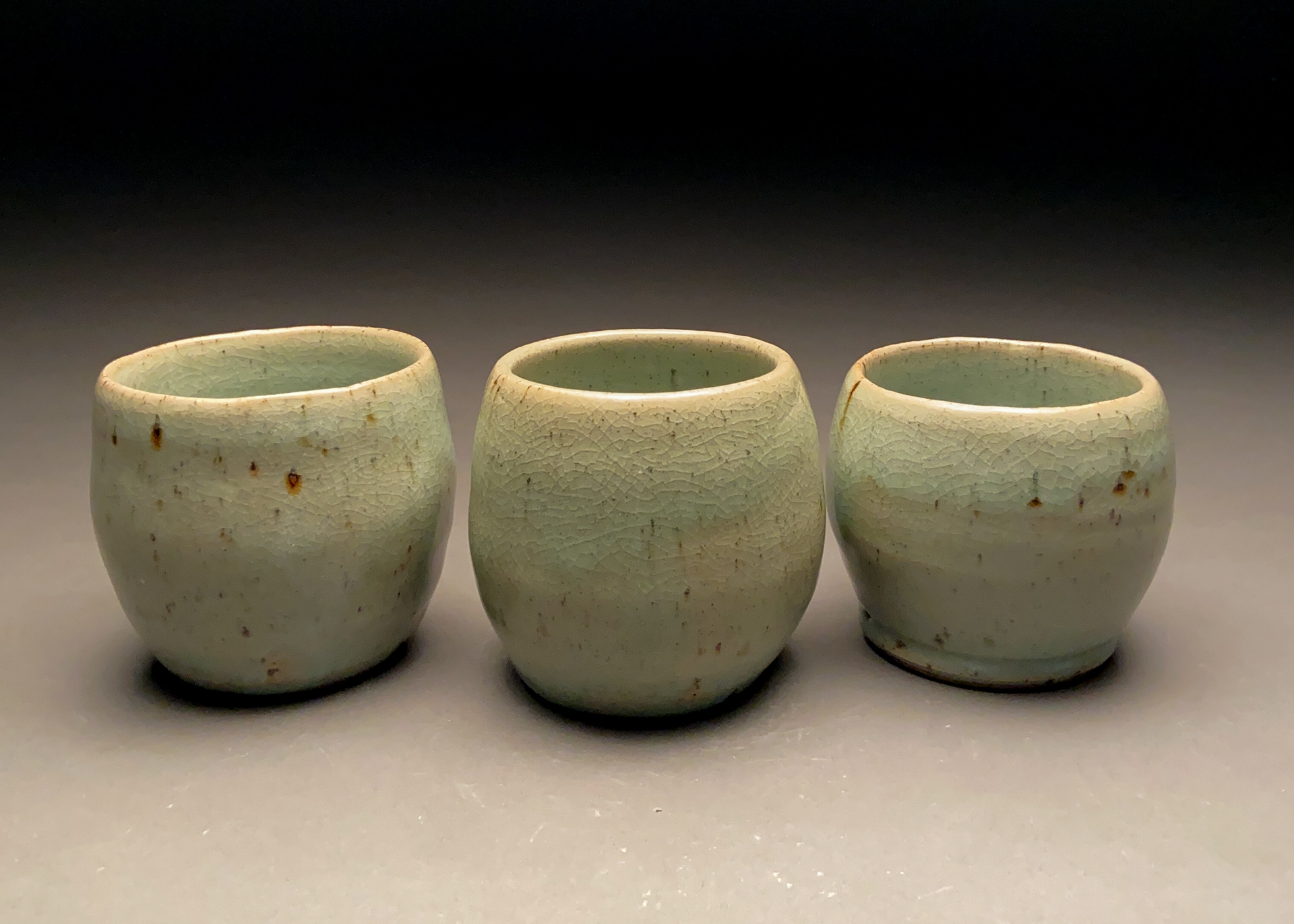 Chun Blue Thrown Cups